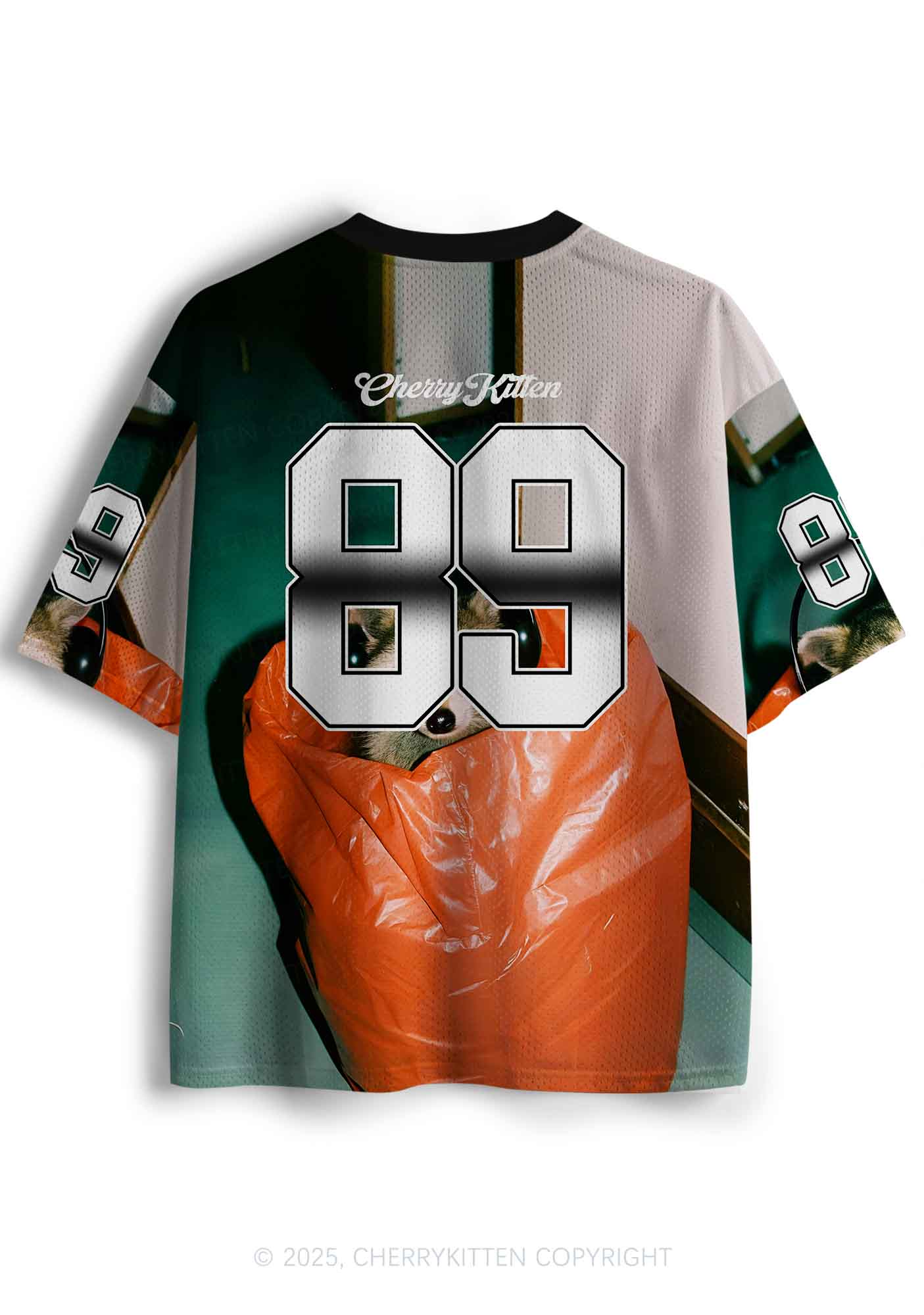 Custom Stay Trashy Y2K Sport Jersey Shirts Cherrykitten - Image 2