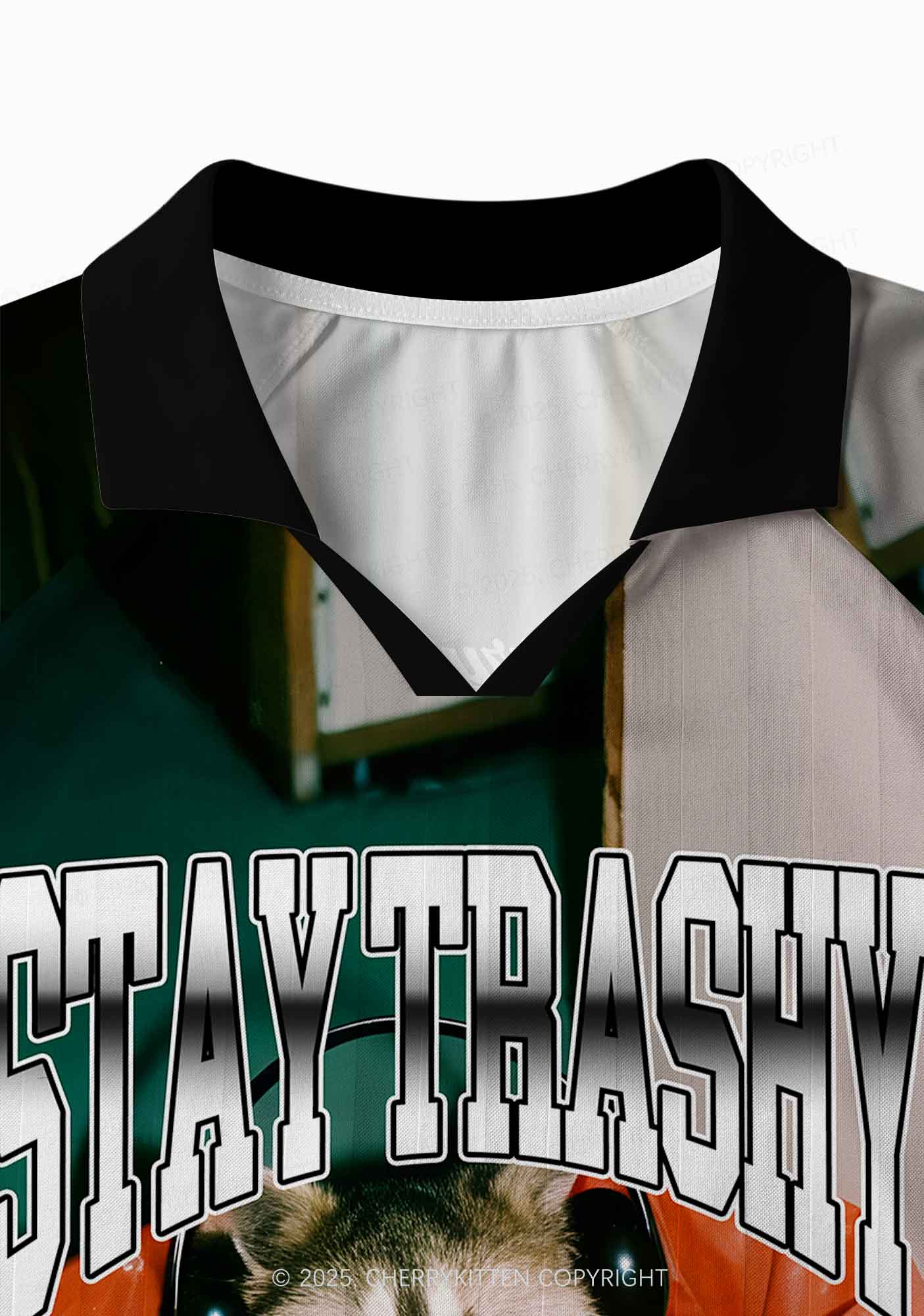 Custom Stay Trashy Y2K Sport Long Sleeve Jersey Shirts Cherrykitten - Image 4
