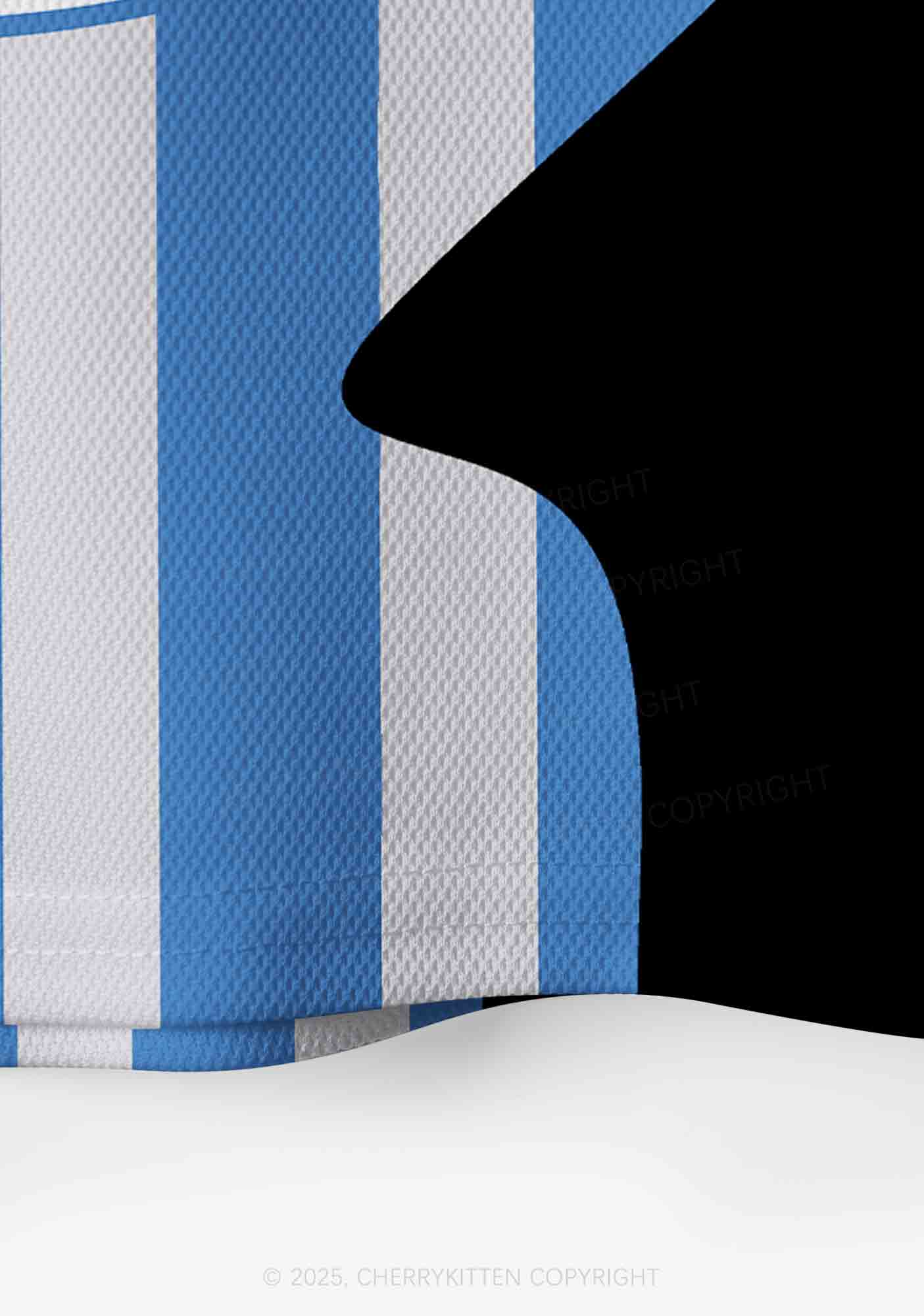 Custom Stripe Faggot Pride Y2K Crop Sport Jersey Shirts Cherrykitten - Image 4