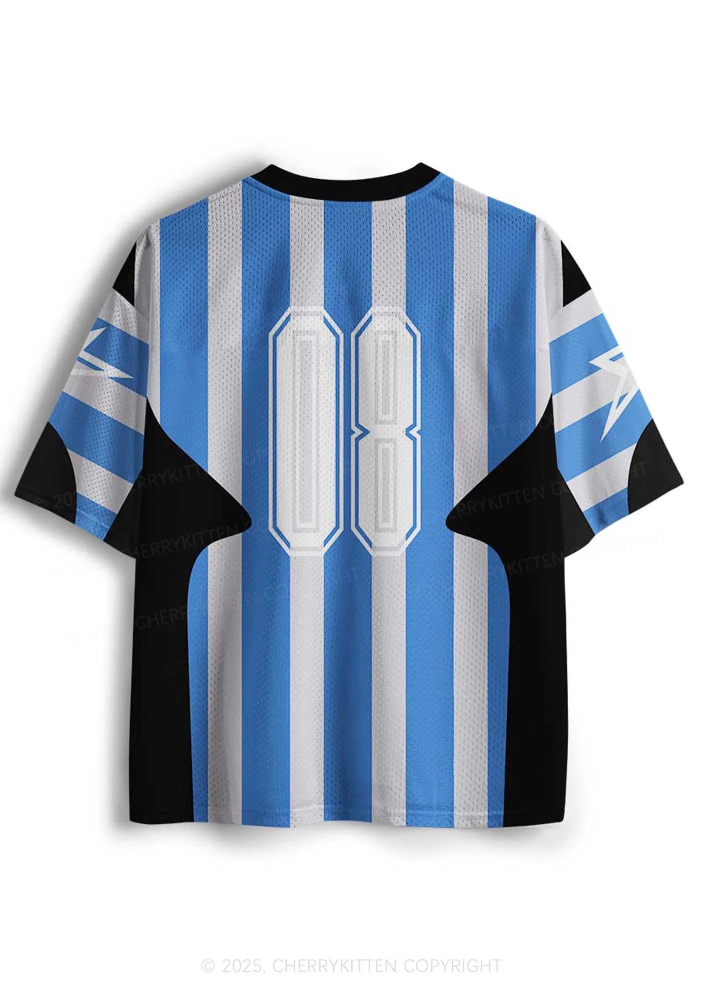 Custom Stripe Faggot Pride Y2K Sport Jersey Shirts Cherrykitten - Image 4