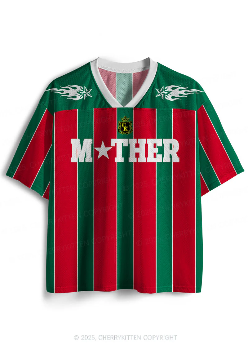 Custom Striped Mother Fxxker Y2K Sport Jersey Shirts Cherrykitten - Image 2