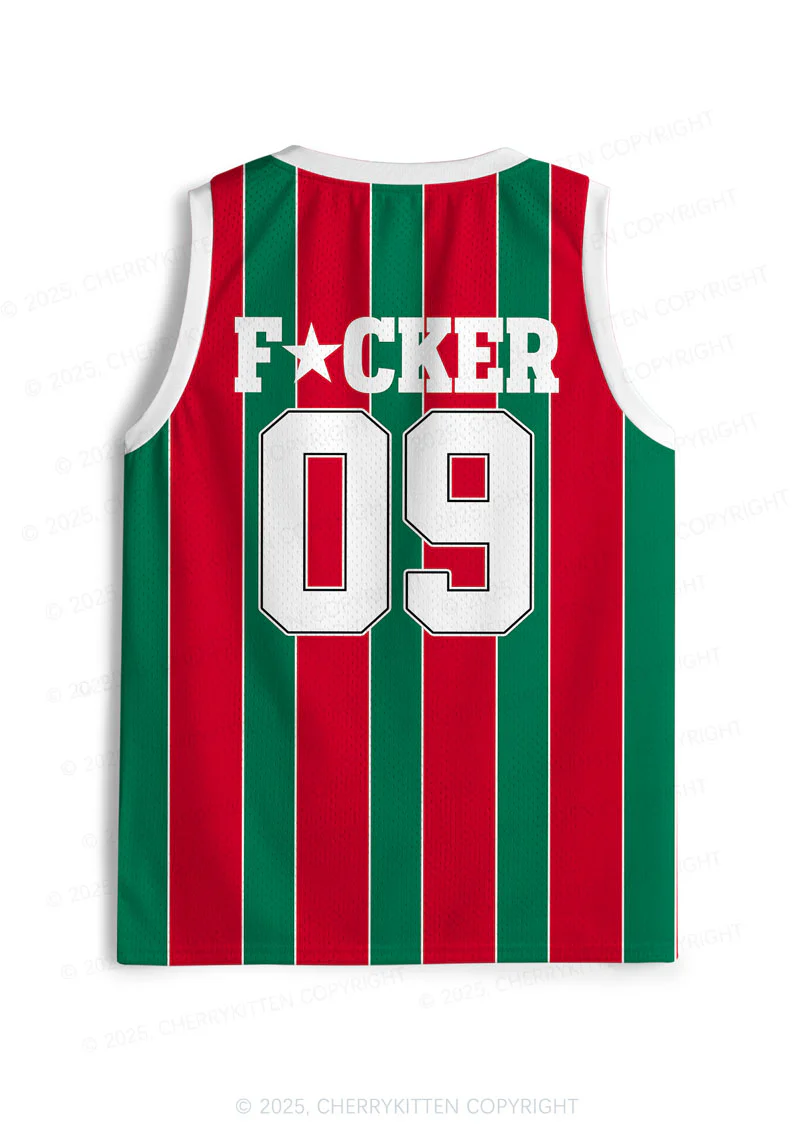 Custom Striped Mother Fxxker Y2K Sport Jersey Tank Cherrykitten - Image 3