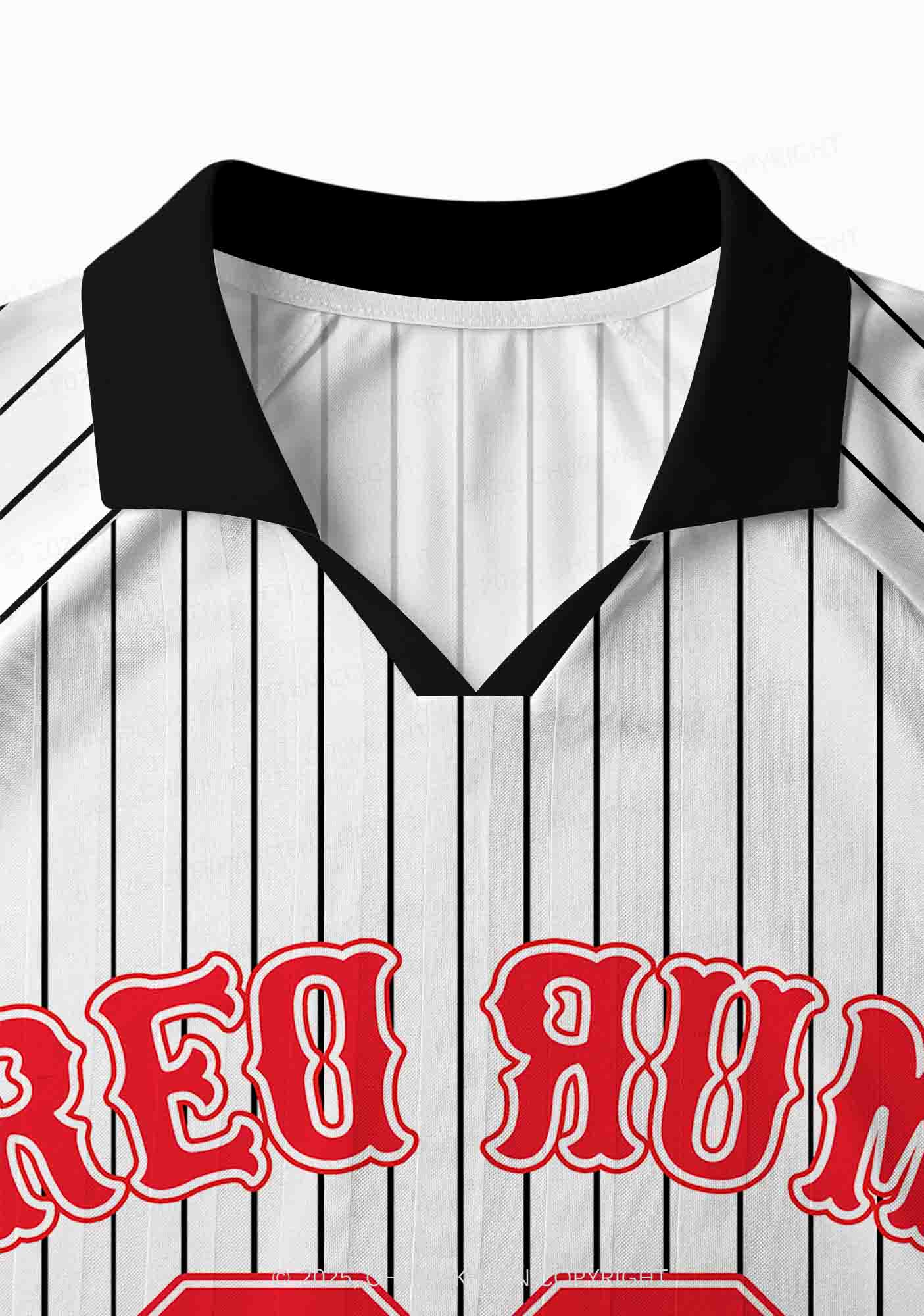Custom Striped Red Rum Y2K Sport Long Sleeve Jersey Shirts Cherrykitten - Image 4