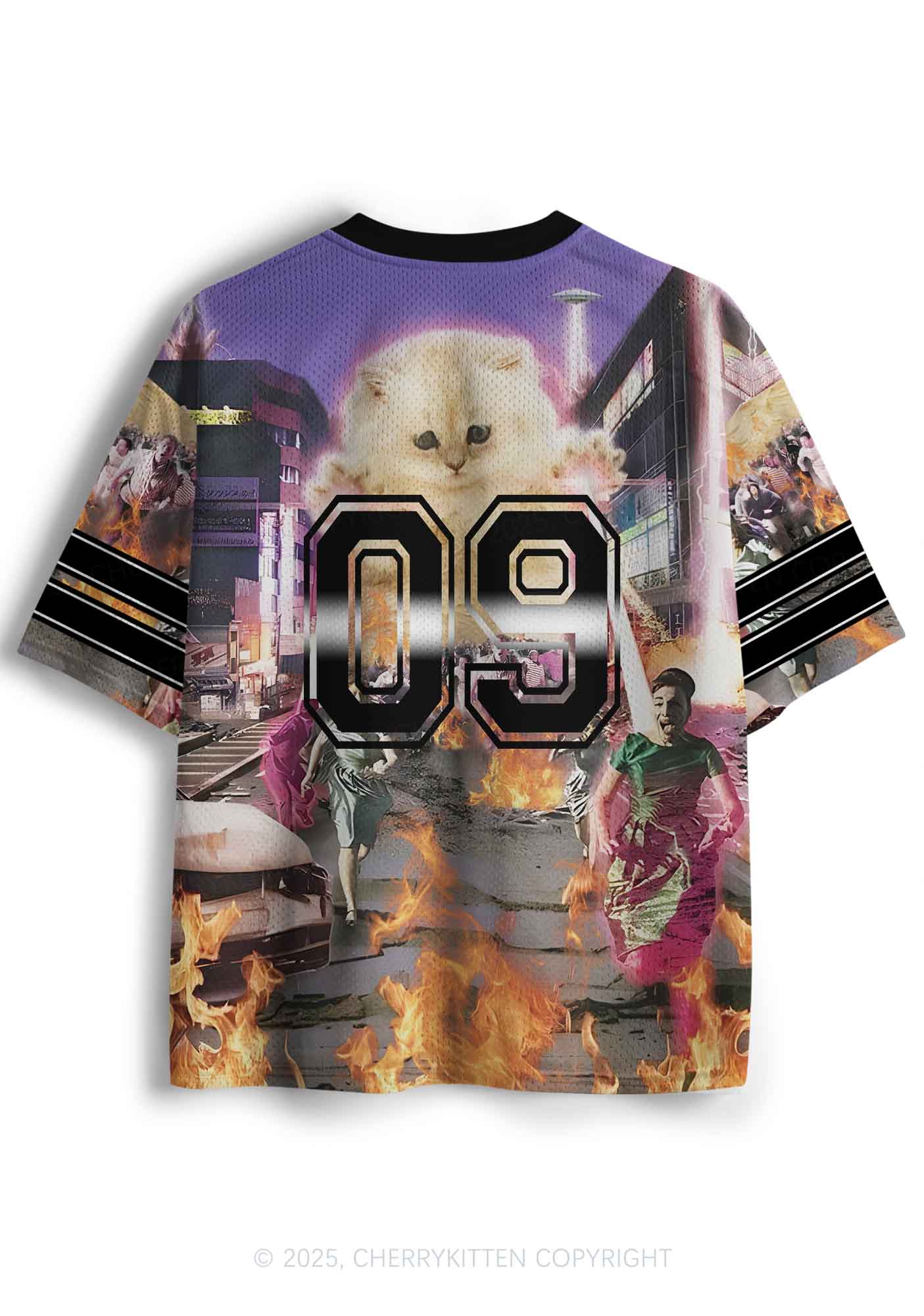 Custom Super Power Kitten Y2K Sport Jersey Shirts Cherrykitten - Image 2