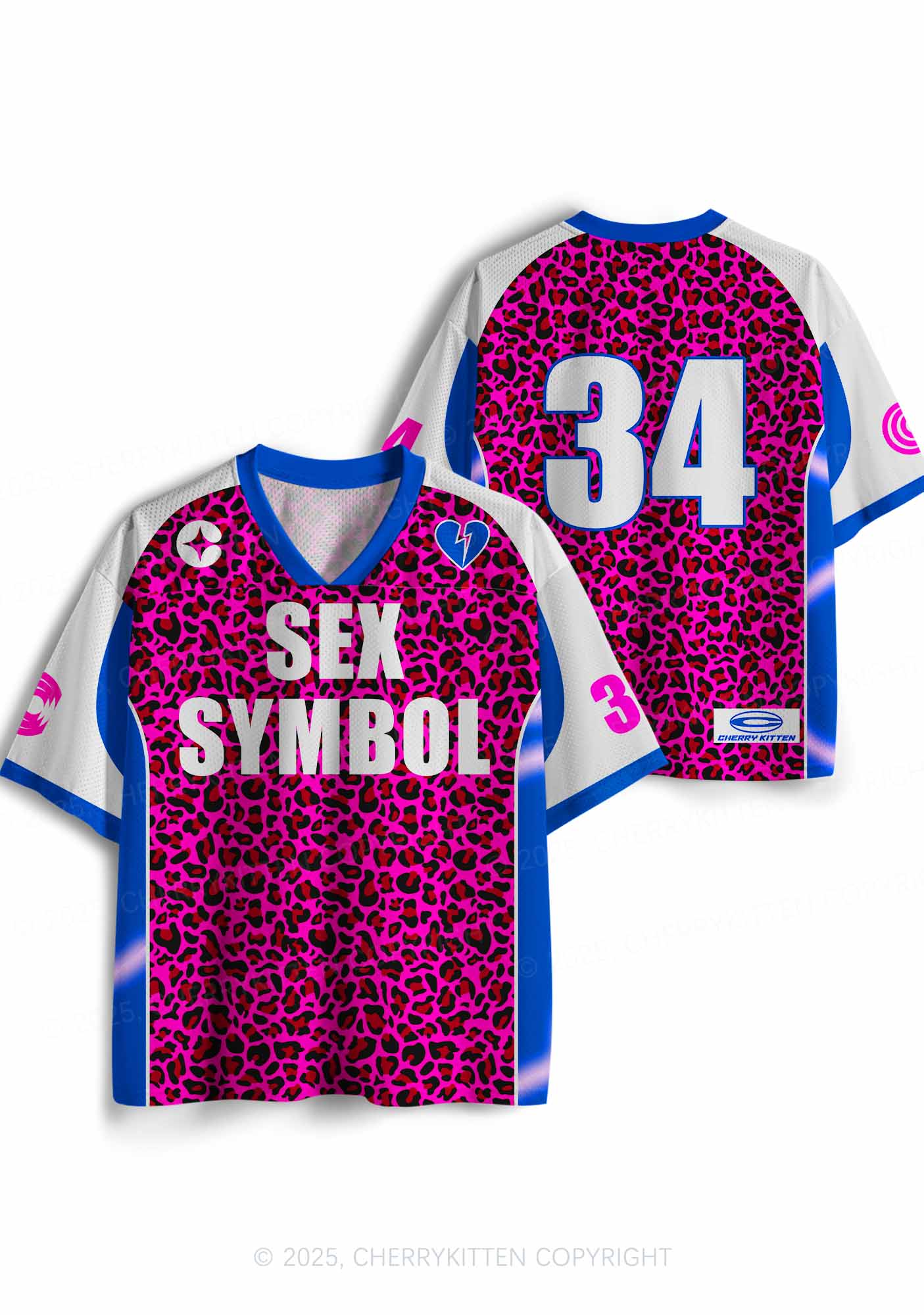 Custom Sx Symbol Y2K Sport Jersey Shirts Cherrykitten - Image 3
