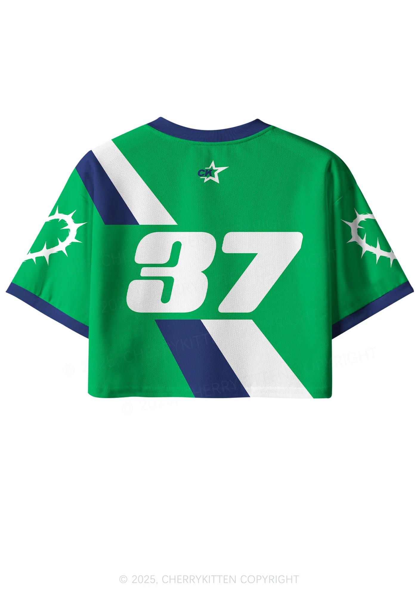 Custom Tattoos Are Stupid Y2K Crop Sport Jersey Shirts Cherrykitten - Image 2