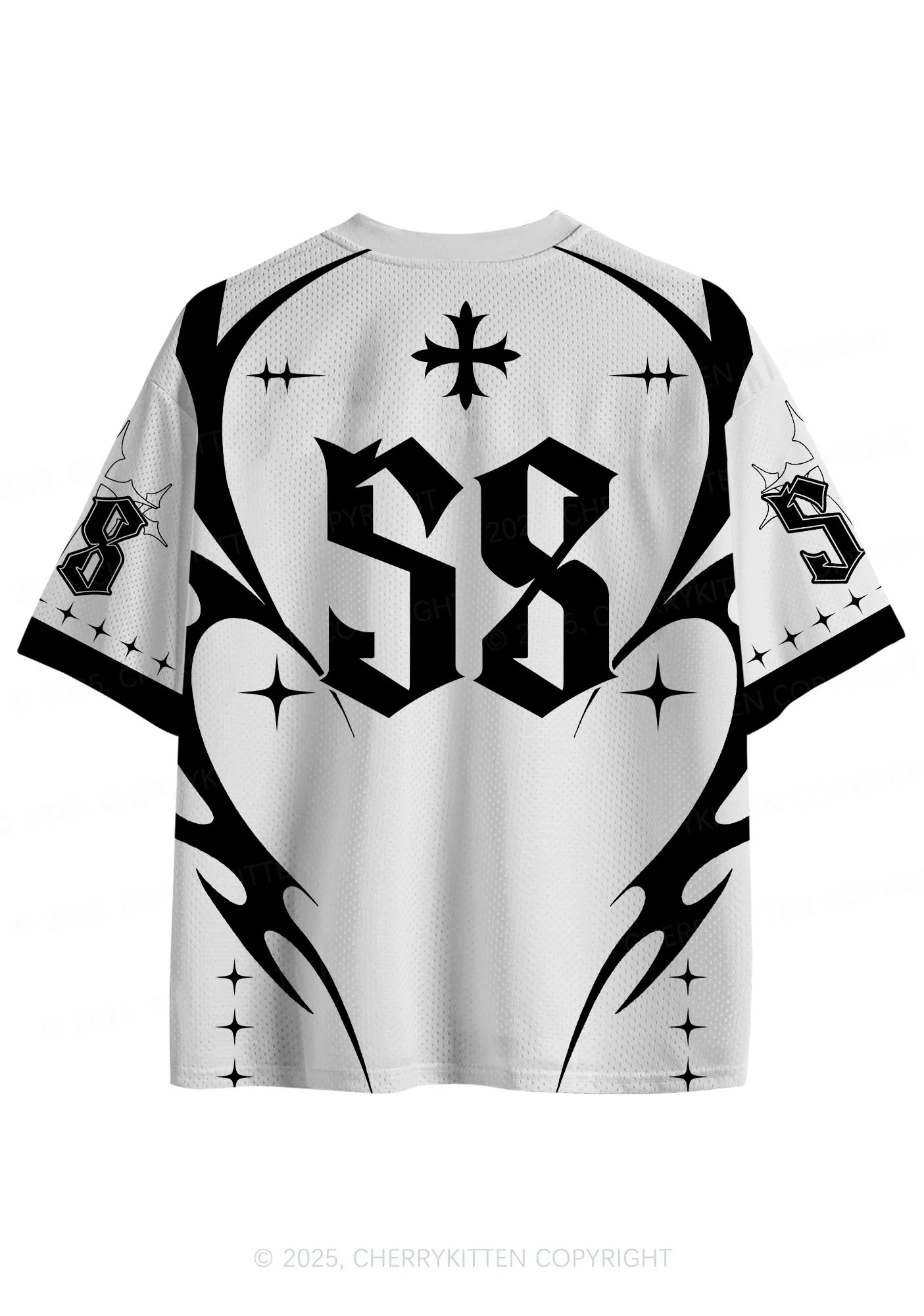 Custom Team Gothic Heart Y2K Sport Jersey Shirts Cherrykitten - Image 2