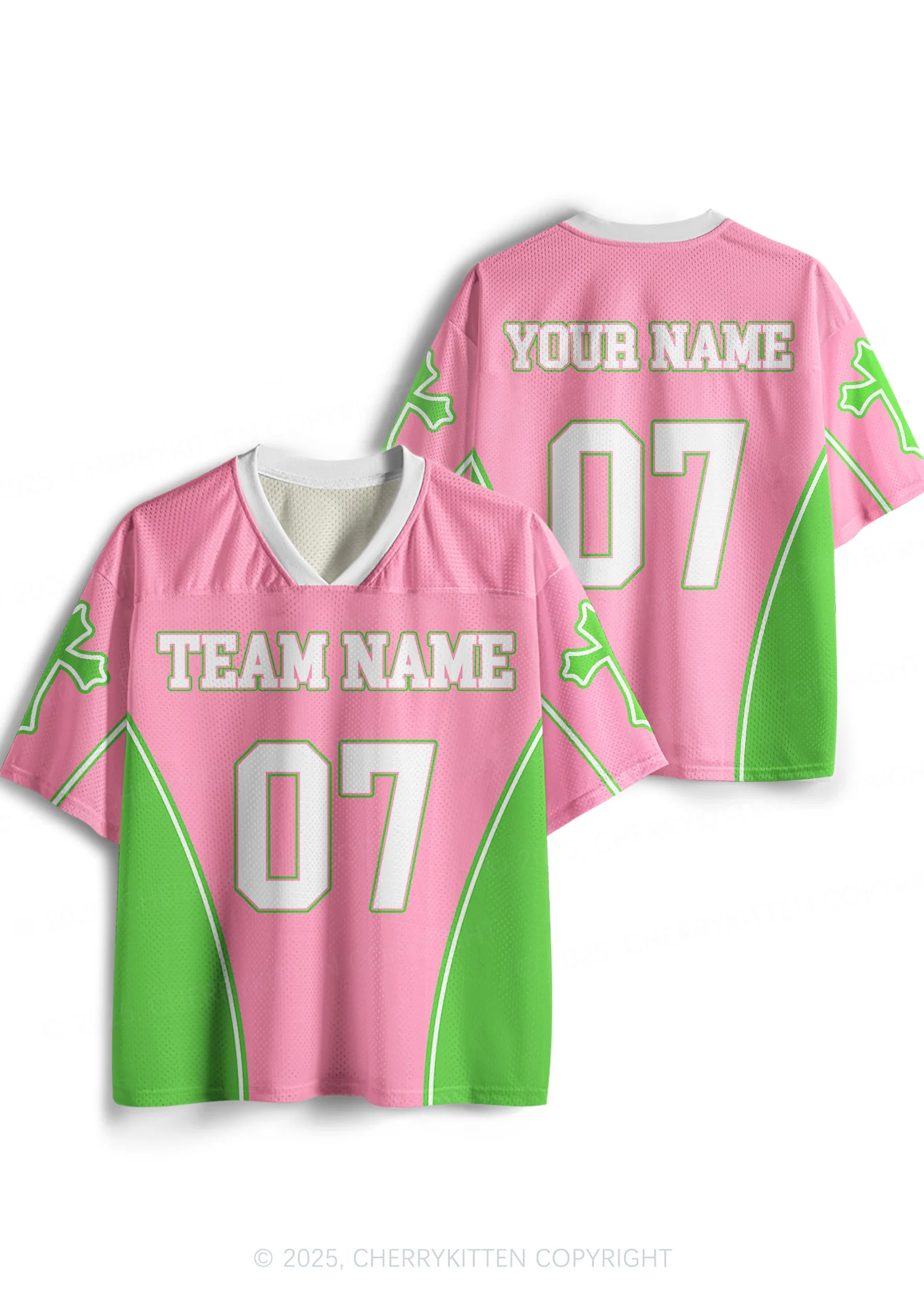 Custom Team Name Y2K Sport Jersey Shirts Cherrykitten - Image 6