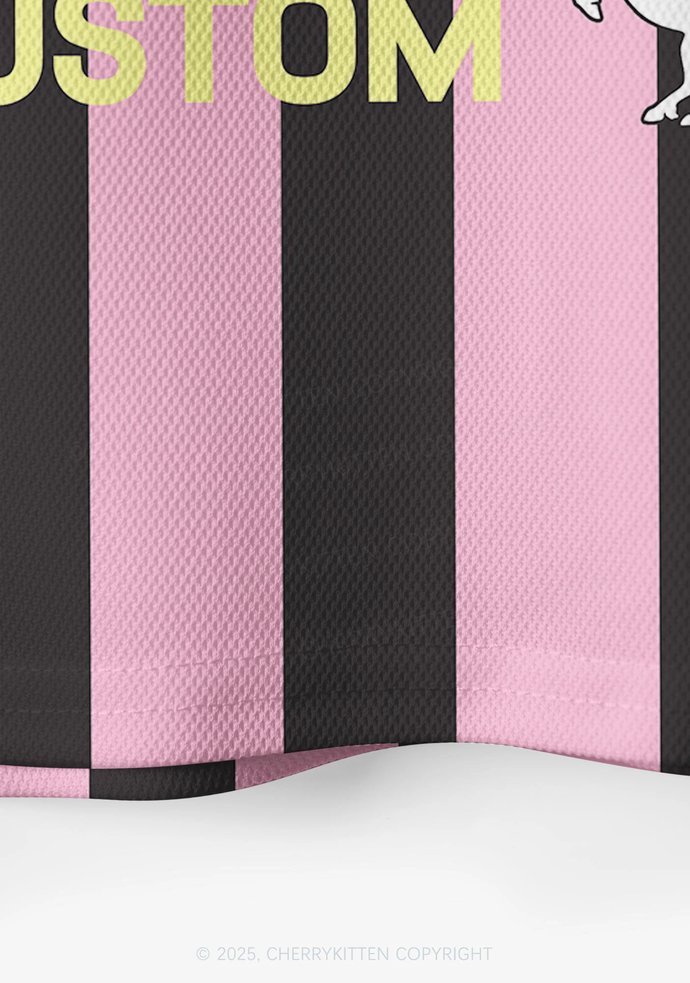 Custom Team Stripe Y2K Crop Sport Jersey Shirts Cherrykitten - Image 5
