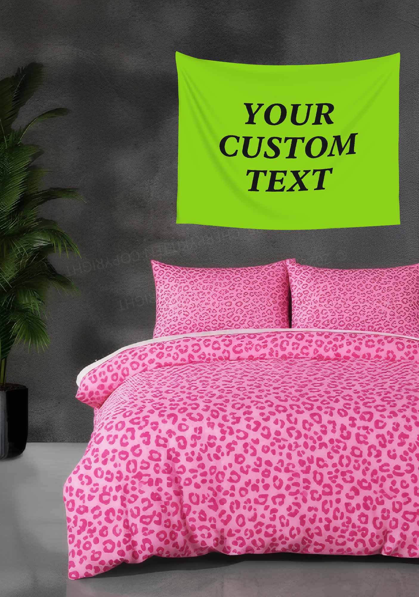 Custom Text Flag Y2K Tapestry Cherrykitten - Image 4