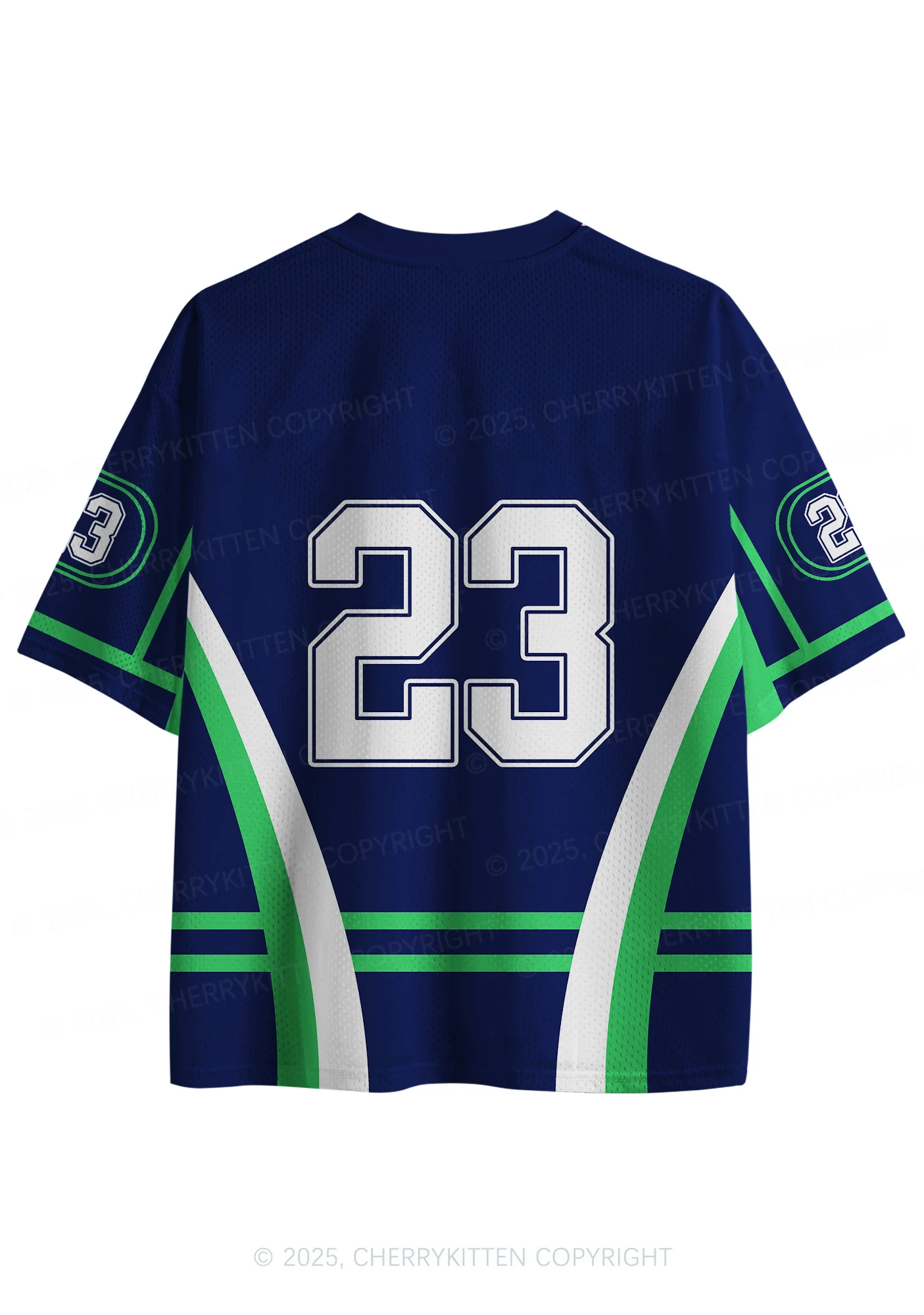 Custom Text Navy Lime Y2K Sport Jersey Shirts Cherrykitten - Image 2