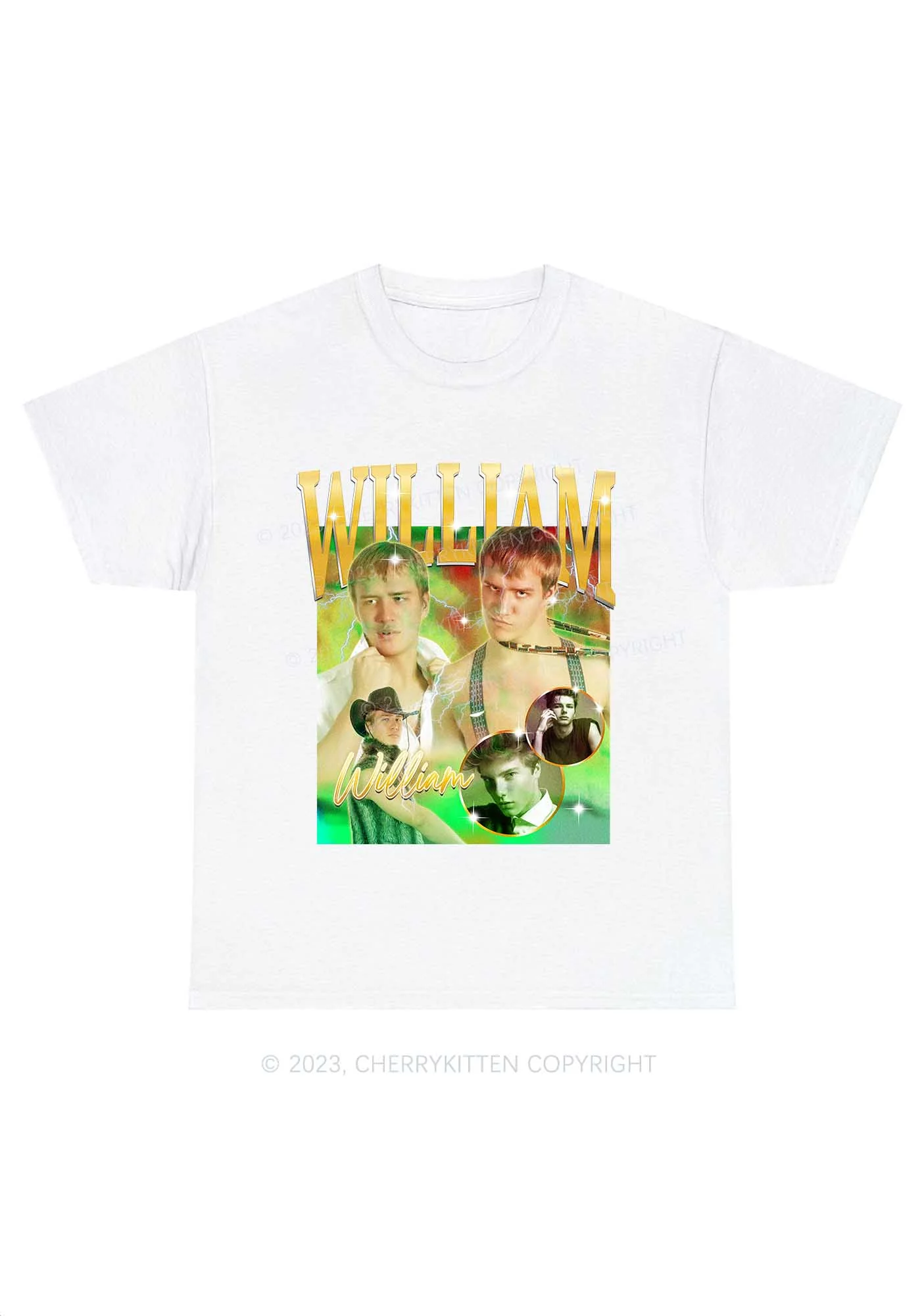 Custom Text&Photos Y2K Chunky Shirt Cherrykitten - Image 4