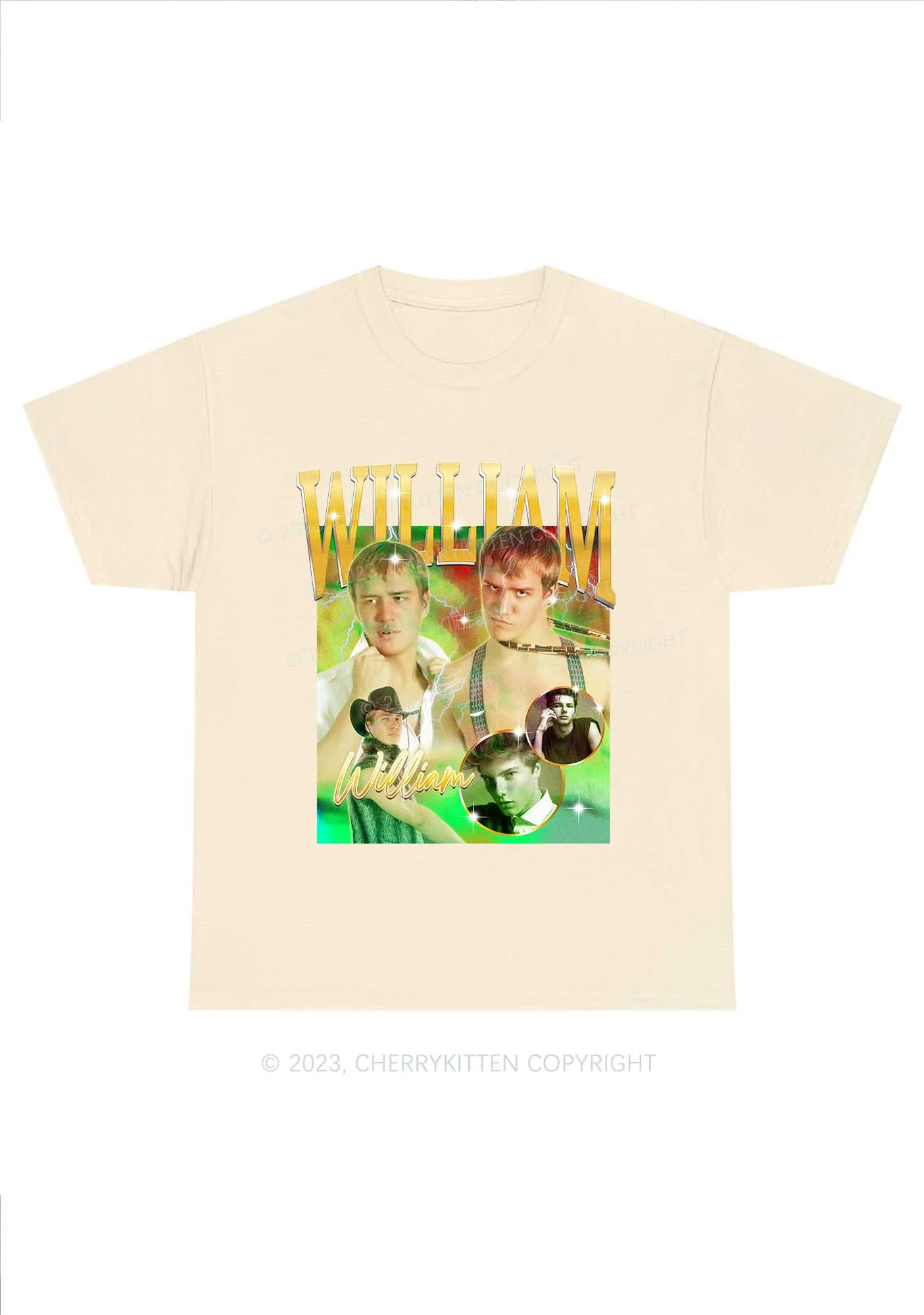 Custom Text&Photos Y2K Chunky Shirt Cherrykitten - Image 5