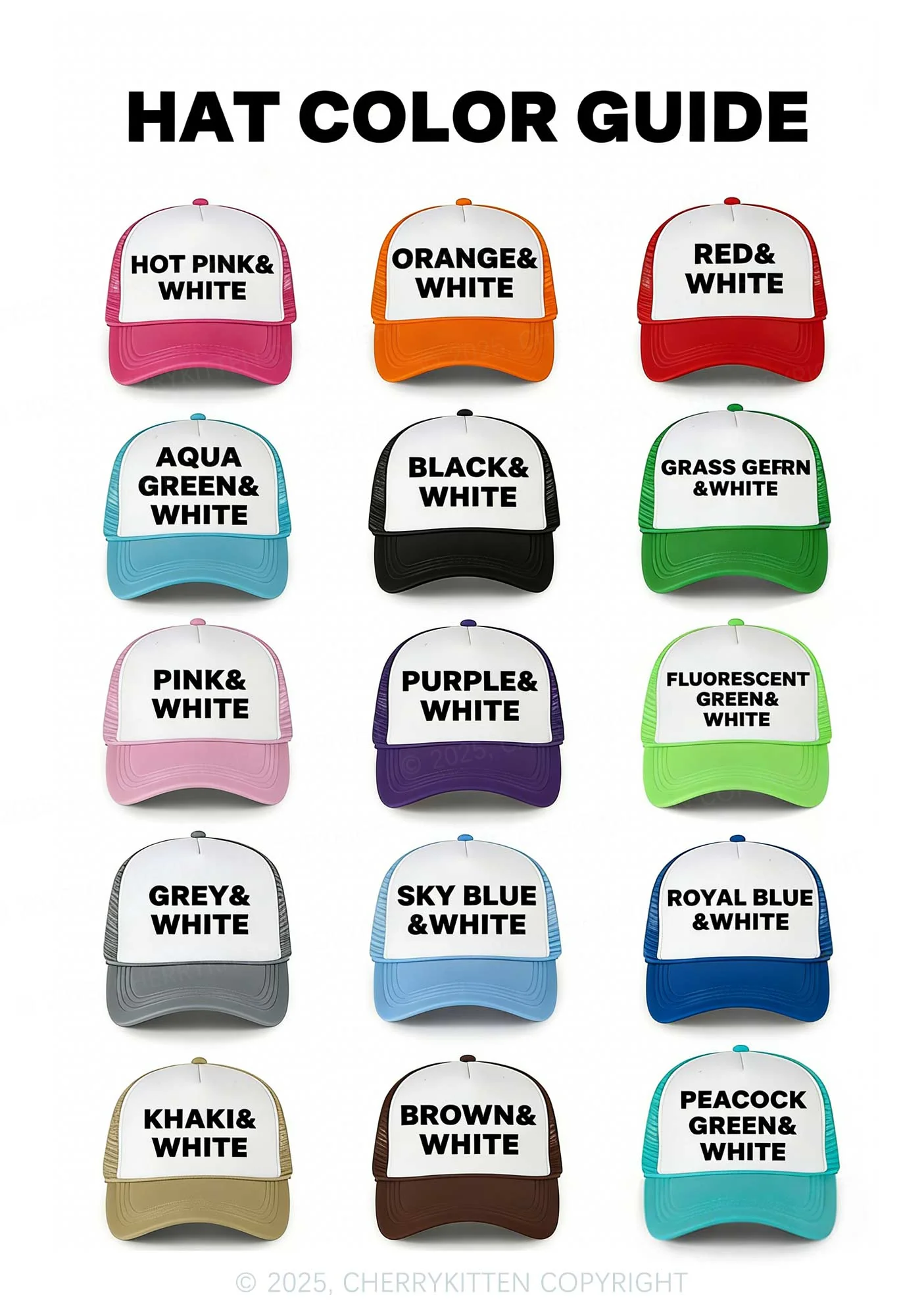 Custom Text Y2K Trucker Hat Cherrykitten - Image 4