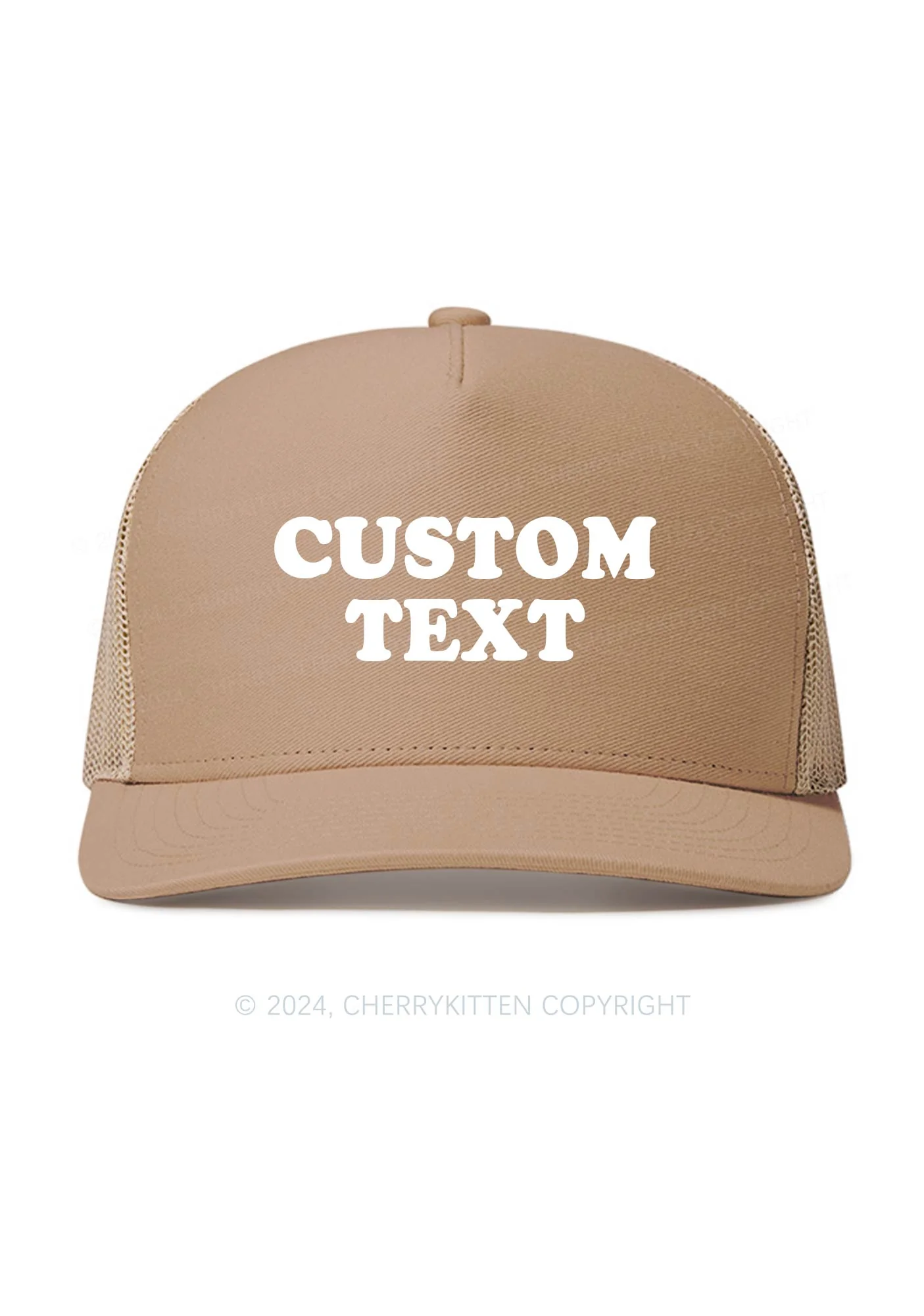 Custom Text Y2K Trucker Mesh Hat Cherrykitten - Image 5