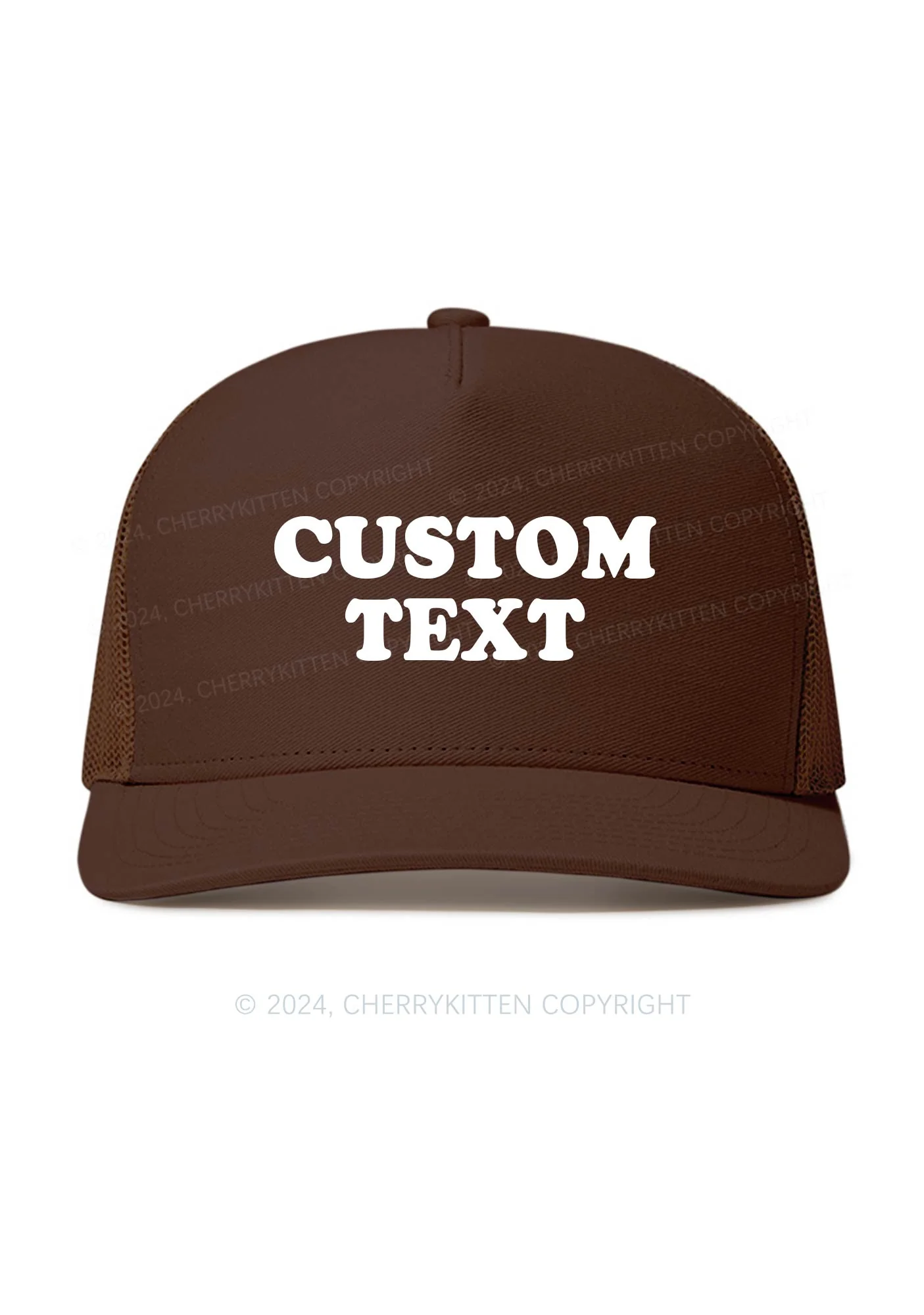 Custom Text Y2K Trucker Mesh Hat Cherrykitten - Image 6