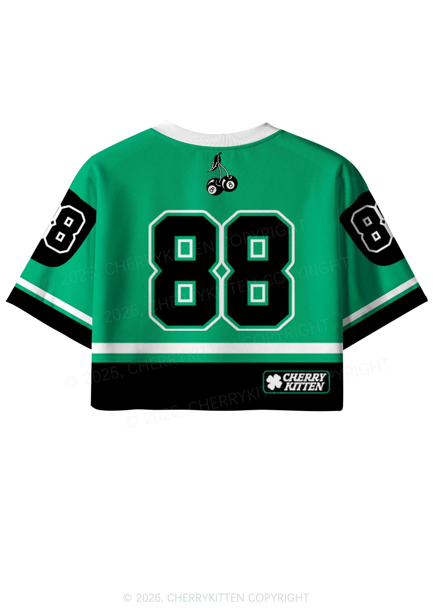 Custom The Irish Love Me St Patricks Y2K Crop Sport Jersey Shirts Cherrykitten - Image 4