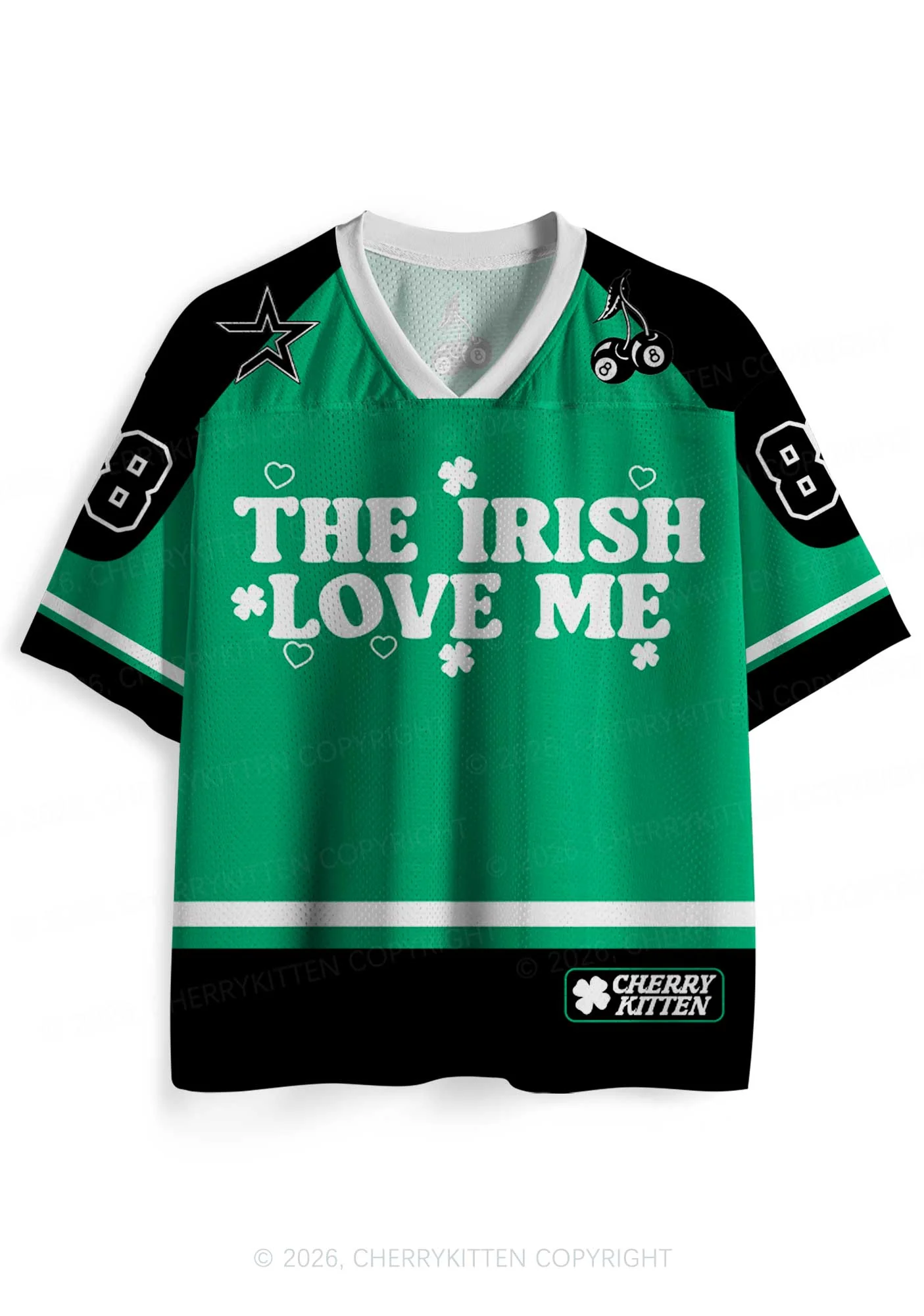 Custom The Irish Love Me St Patricks Y2K Sport Jersey Shirts Cherrykitten - Image 3
