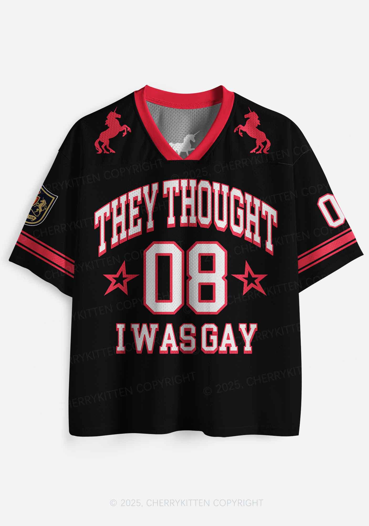Custom They Were Right Pride Y2K Sport Jersey Shirts Cherrykitten - Image 2