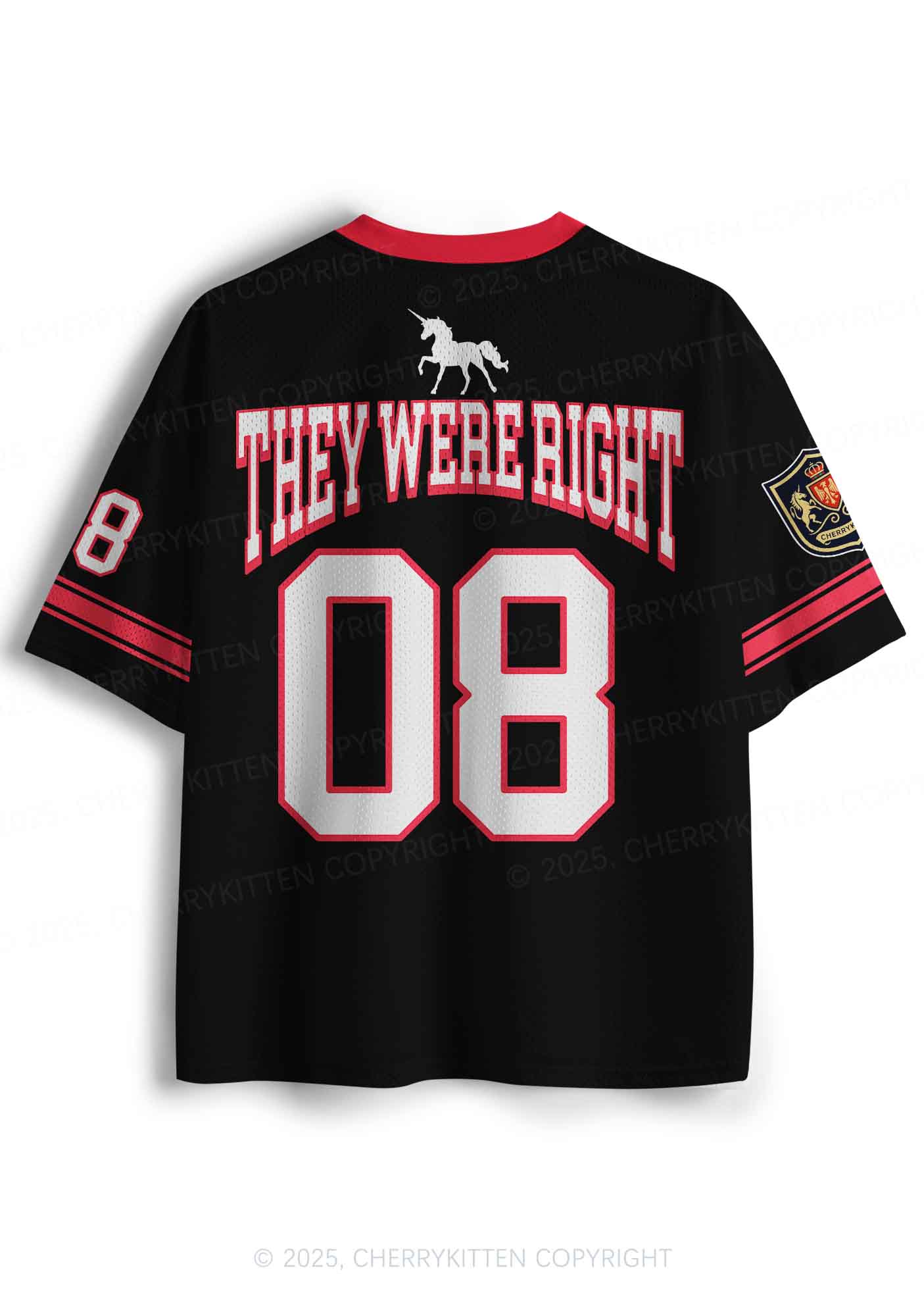 Custom They Were Right Pride Y2K Sport Jersey Shirts Cherrykitten - Image 3