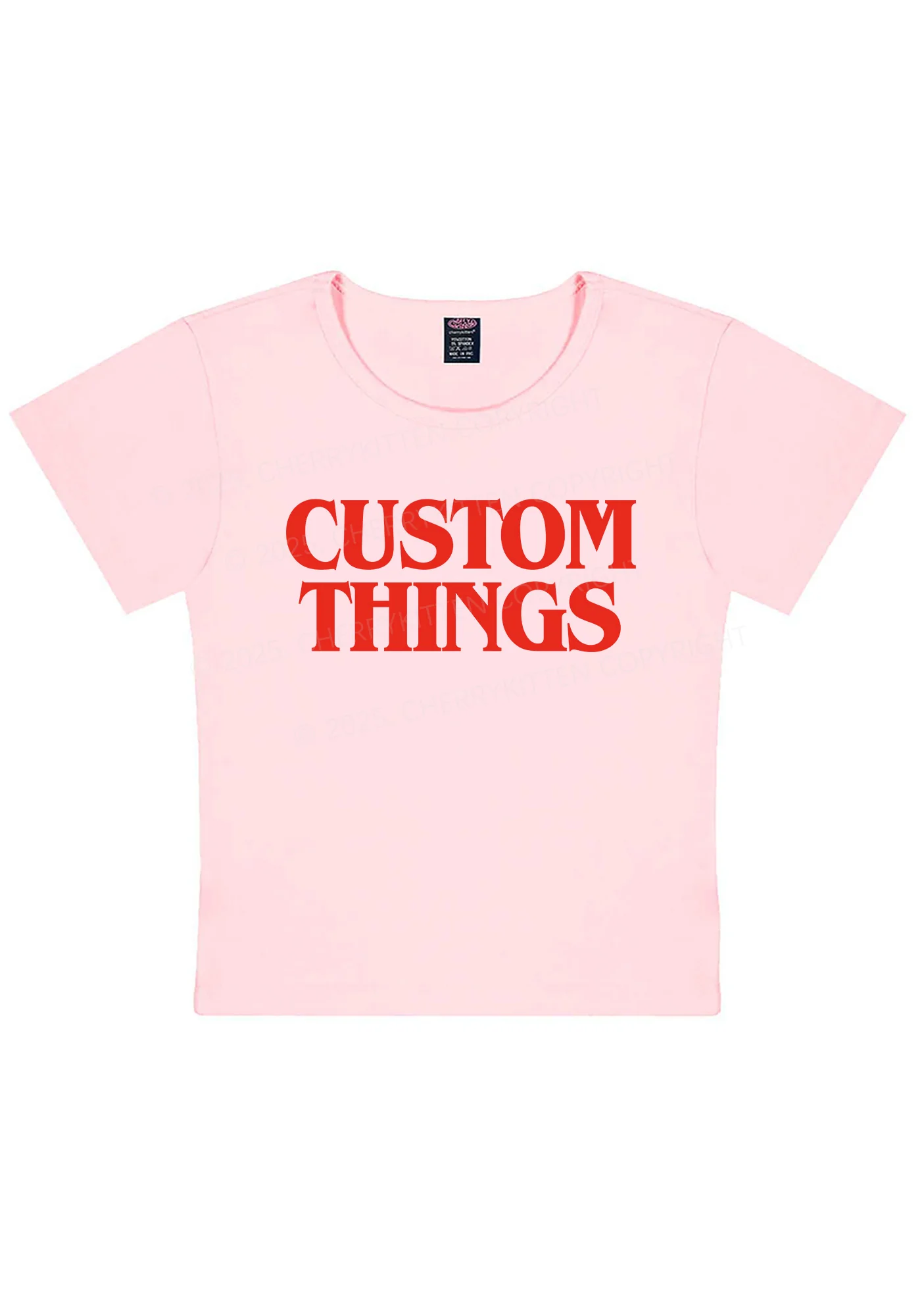 Custom Things Y2K Baby Tee Cherrykitten - Image 10