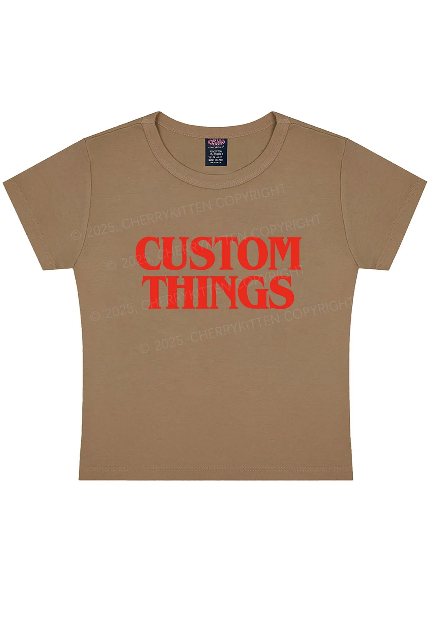 Custom Things Y2K Baby Tee Cherrykitten - Image 12