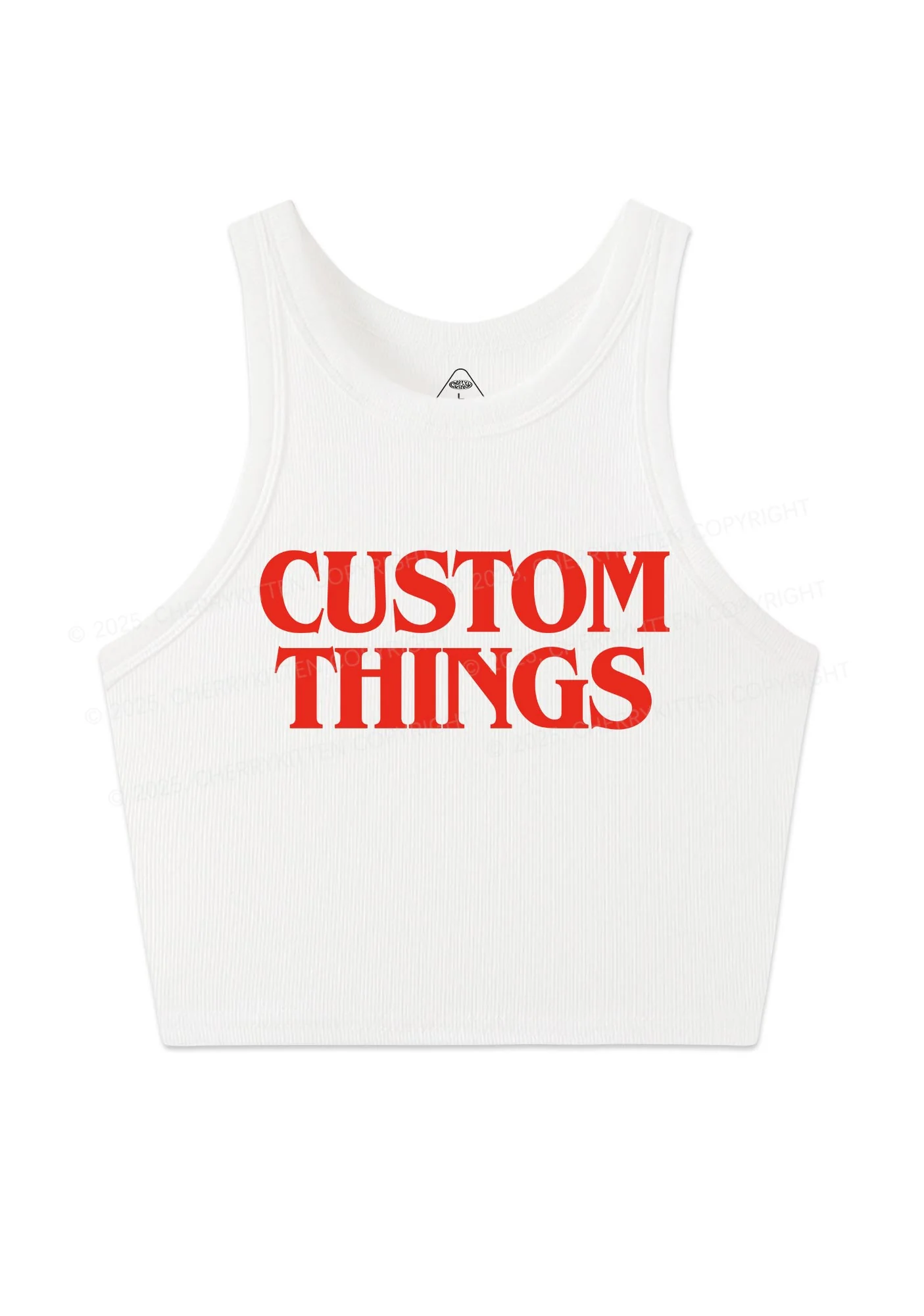 Custom Things Y2K Crop Tank Top Cherrykitten - Image 3