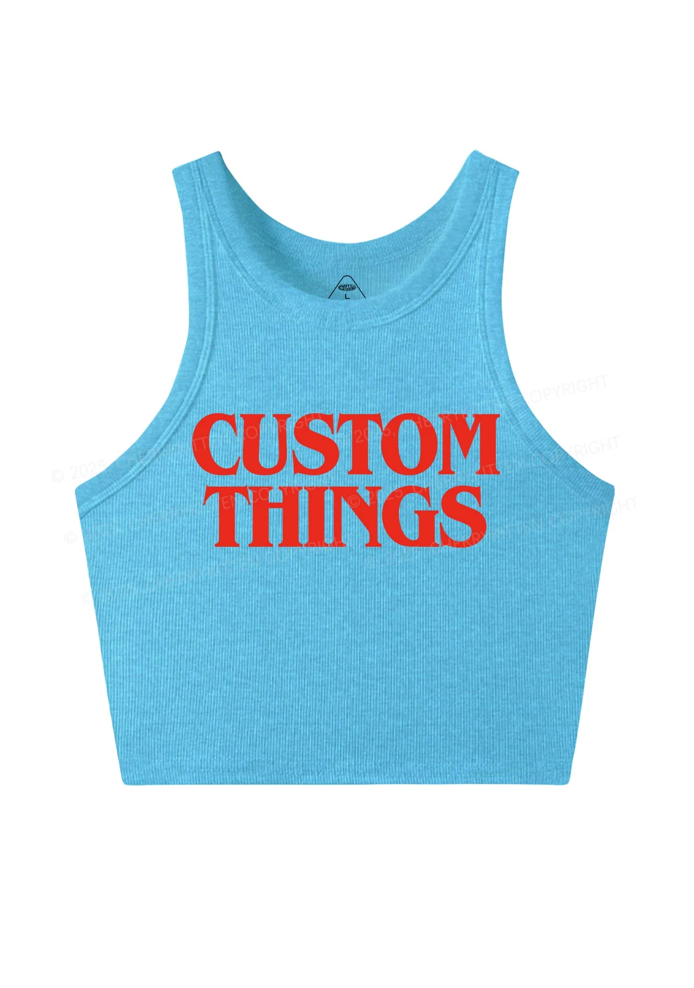 Custom Things Y2K Crop Tank Top Cherrykitten - Image 4