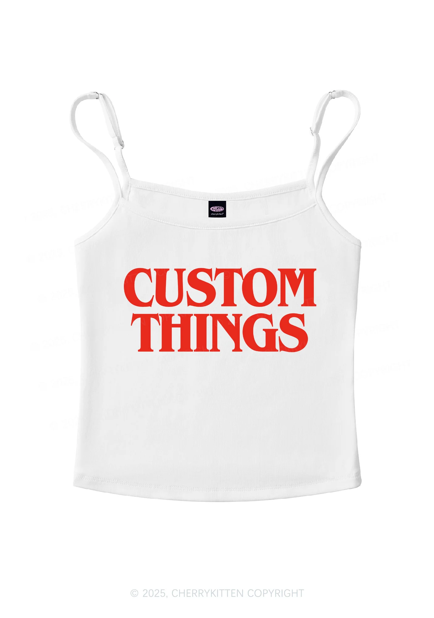Custom Things Y2K Spaghetti Strap Cami Cherrykitten - Image 3