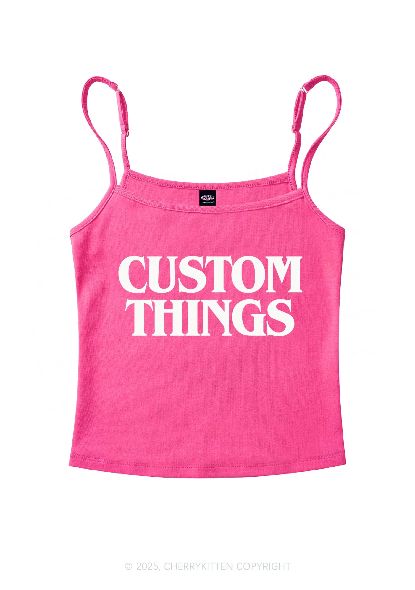 Custom Things Y2K Spaghetti Strap Cami Cherrykitten - Image 5