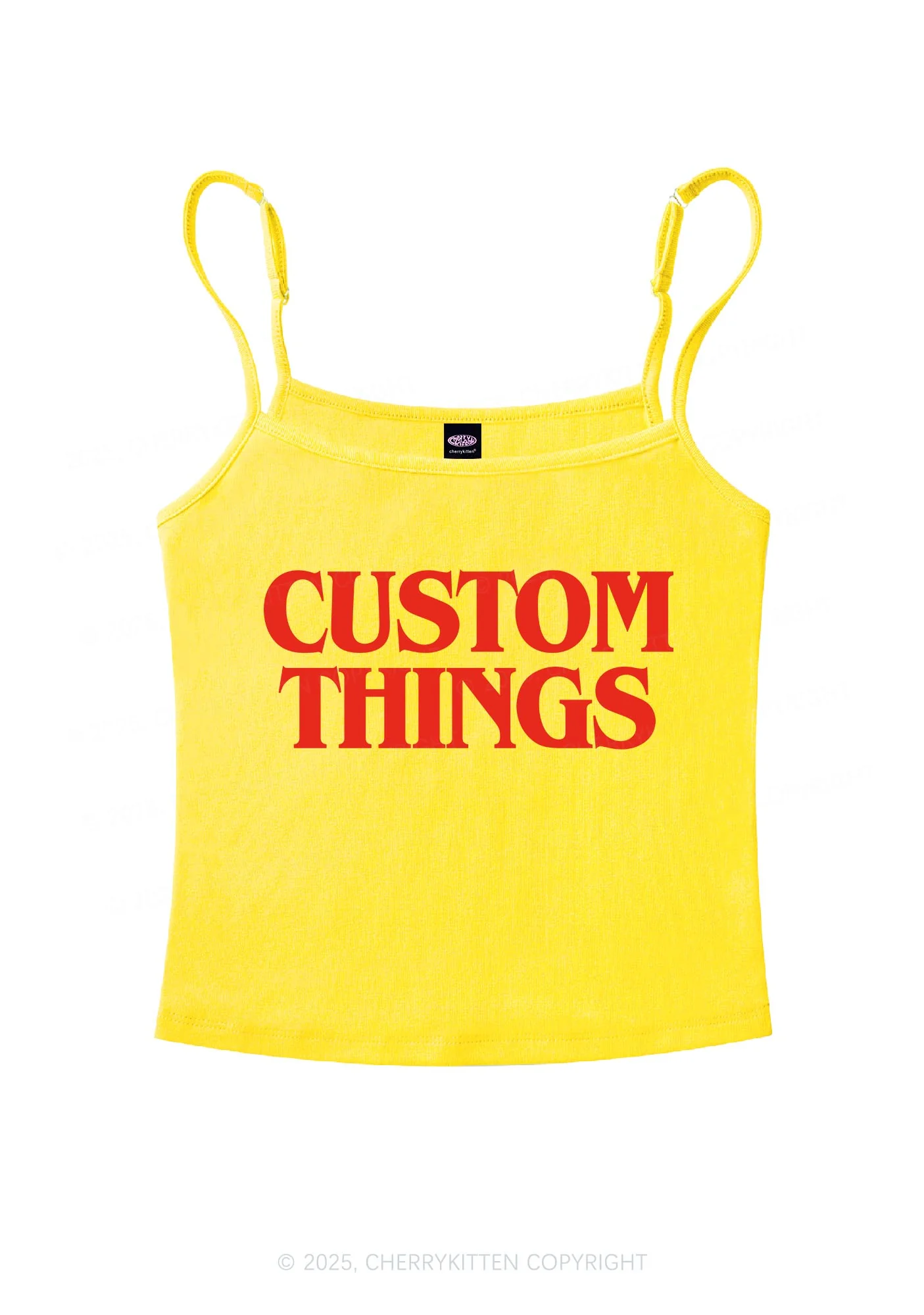 Custom Things Y2K Spaghetti Strap Cami Cherrykitten - Image 7