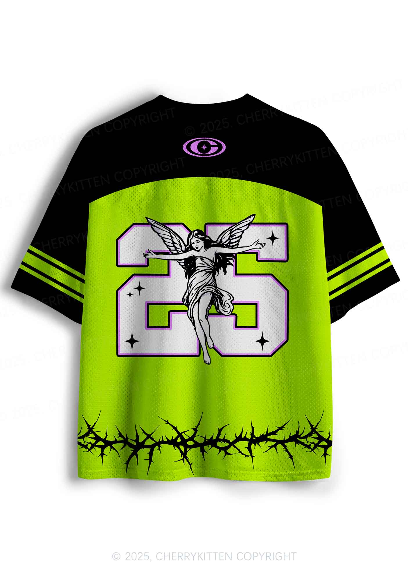 Custom Thorn Hell Love Y2K Sport Jersey Shirts Cherrykitten - Image 2