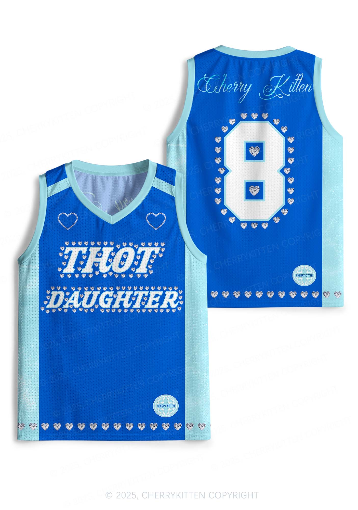 Thot Daughter Y2K Sport Jersey Tank Cherrykitten - Image 3