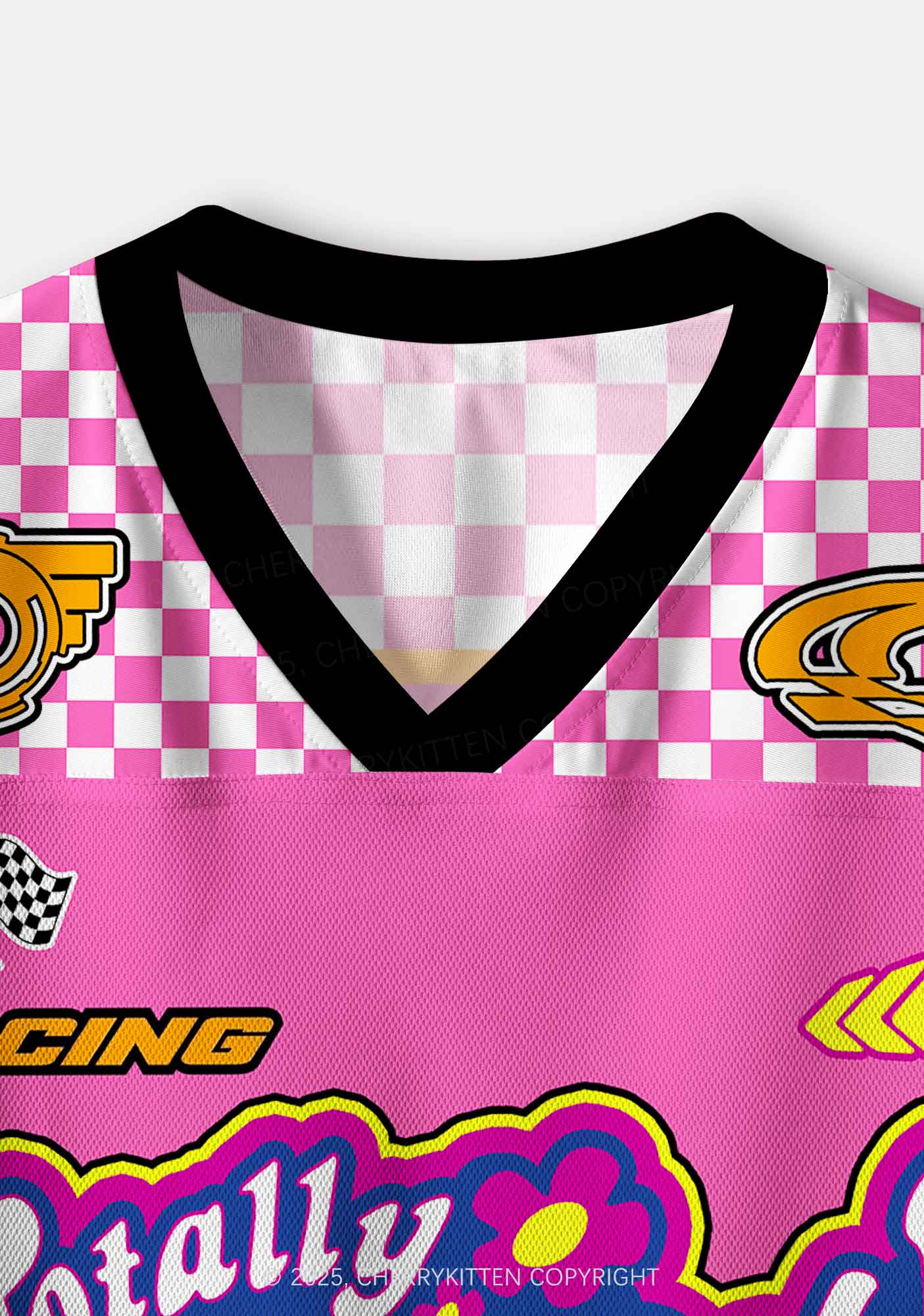 Custom Totally Stoned Y2K Crop Sport Jersey Shirts Cherrykitten - Image 3