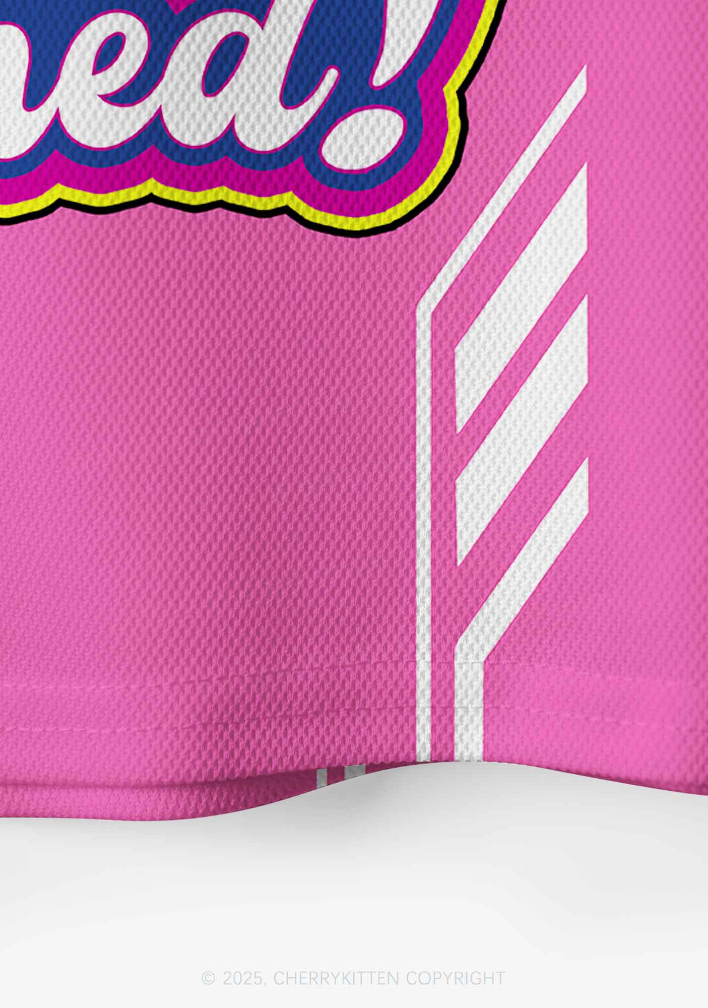 Custom Totally Stoned Y2K Crop Sport Jersey Shirts Cherrykitten - Image 4