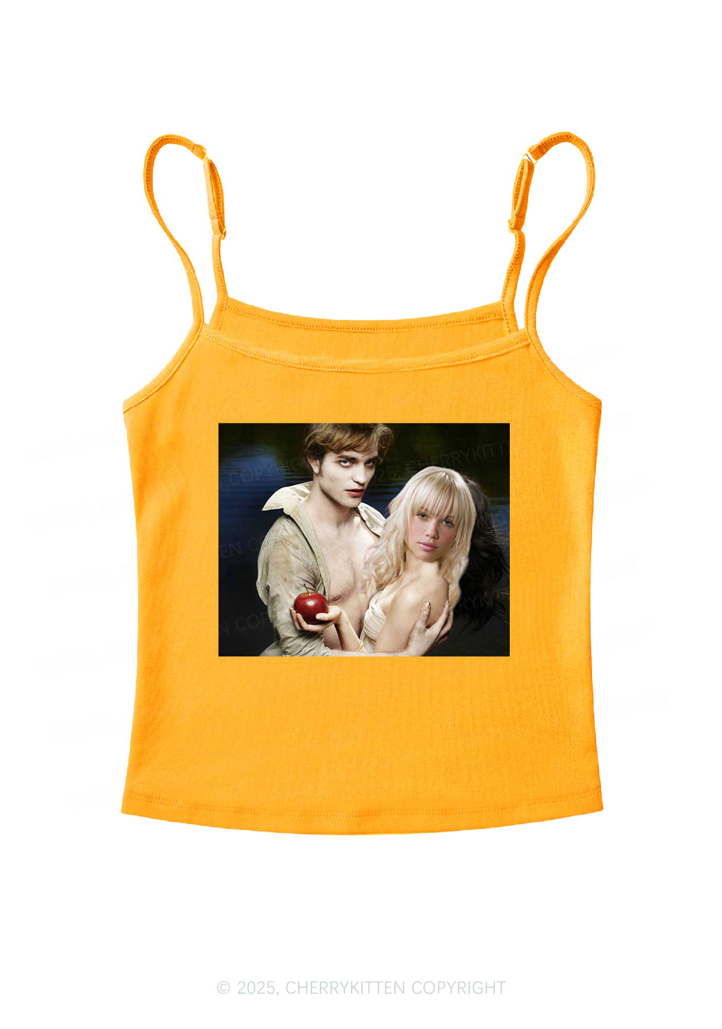 Custom Vampire Lover Photo Y2K Spaghetti Strap Cami Cherrykitten - Image 6