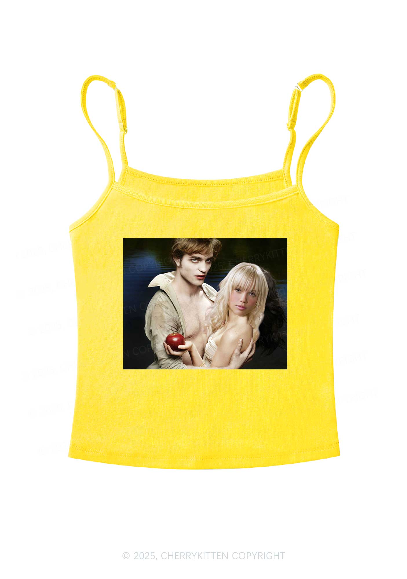 Custom Vampire Lover Photo Y2K Spaghetti Strap Cami Cherrykitten - Image 7