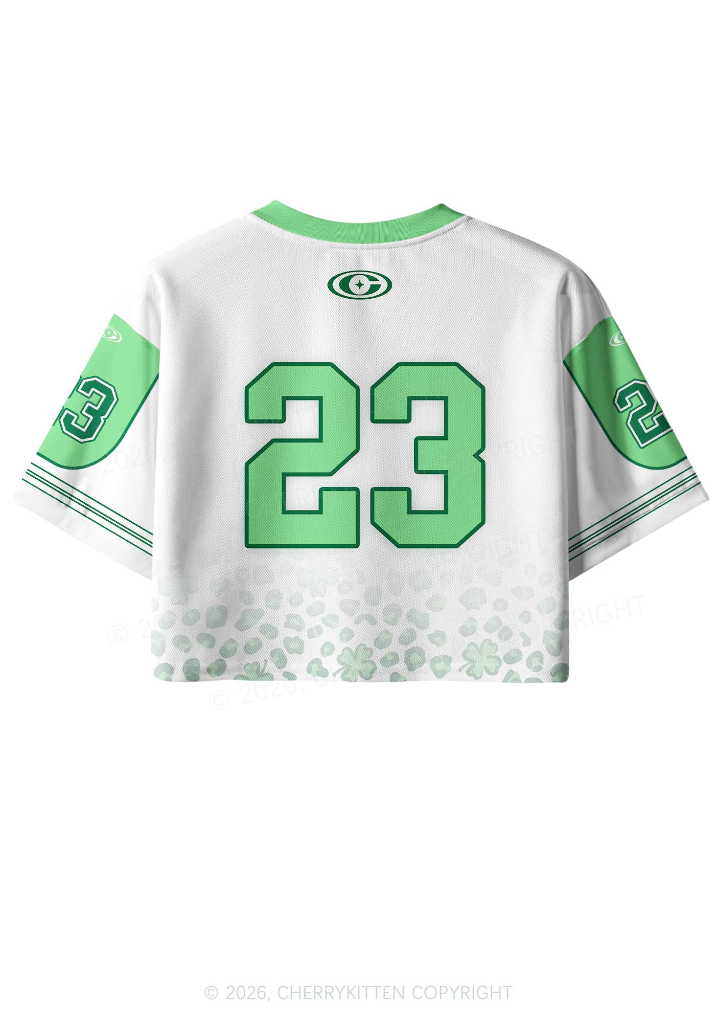 Custom Venmo Me Im Irish St Patricks Y2K Crop Sport Jersey Shirts Cherrykitten - Image 4