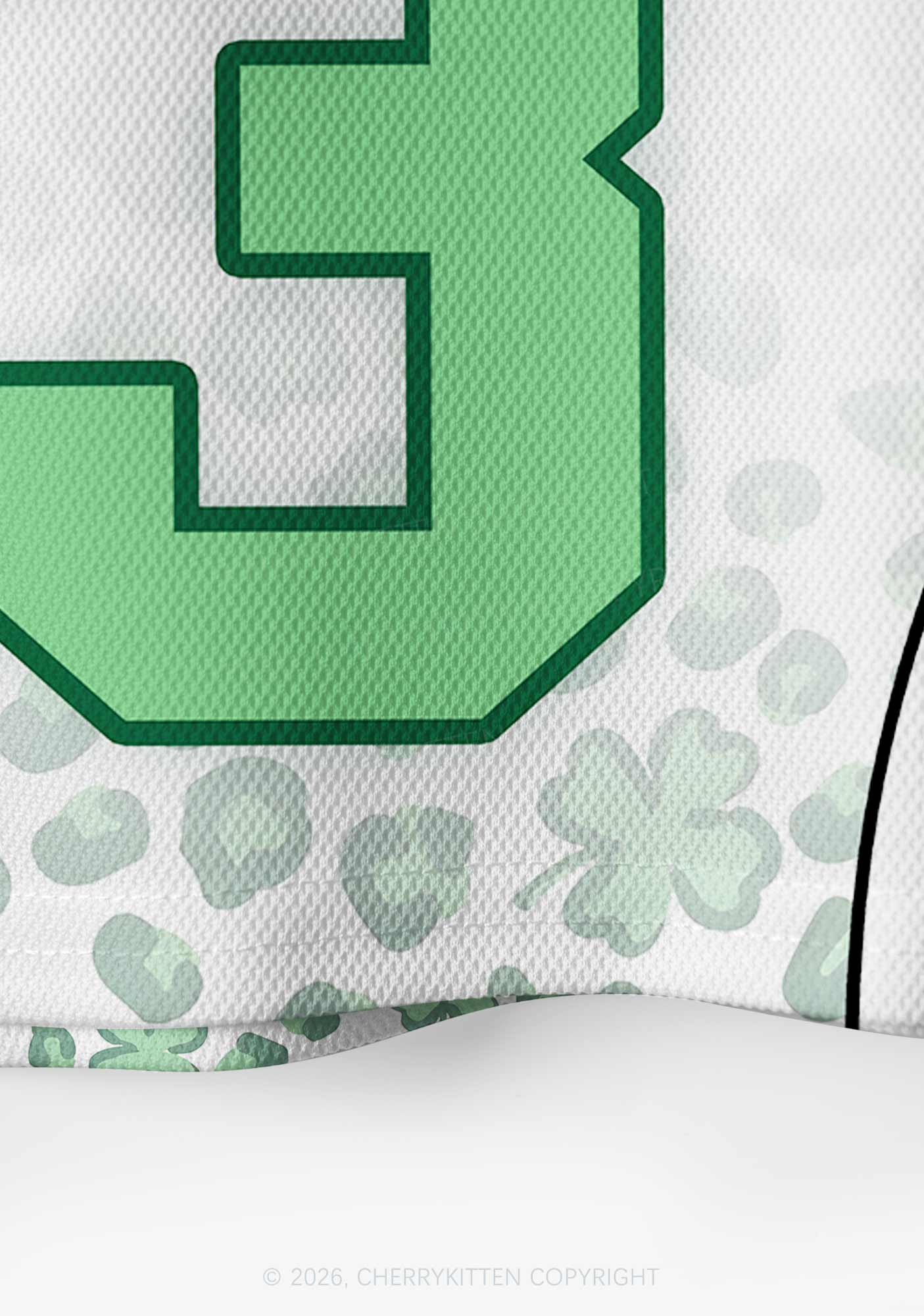 Custom Venmo Me Im Irish St Patricks Y2K Crop Sport Jersey Shirts Cherrykitten - Image 6