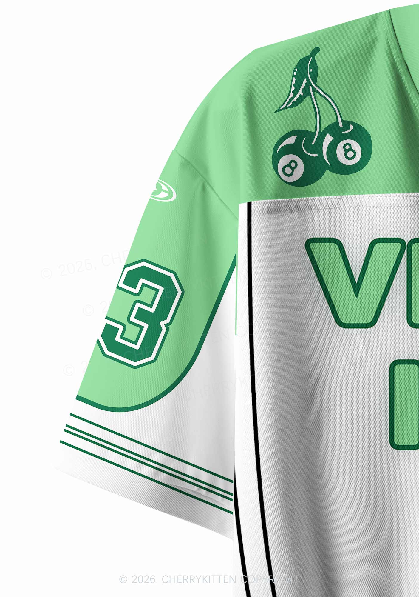 Custom Venmo Me Im Irish St Patricks Y2K Crop Sport Jersey Shirts Cherrykitten - Image 7