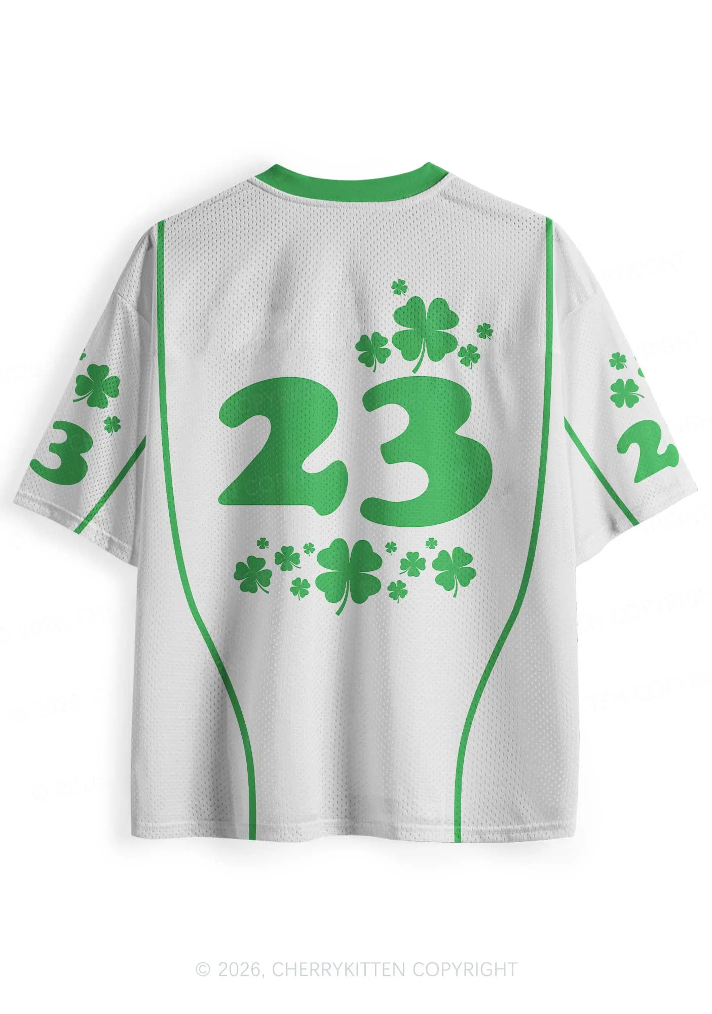 Custom White Dibs On The Ginger St Patricks Y2K Sport Jersey Shirts Cherrykitten - Image 4