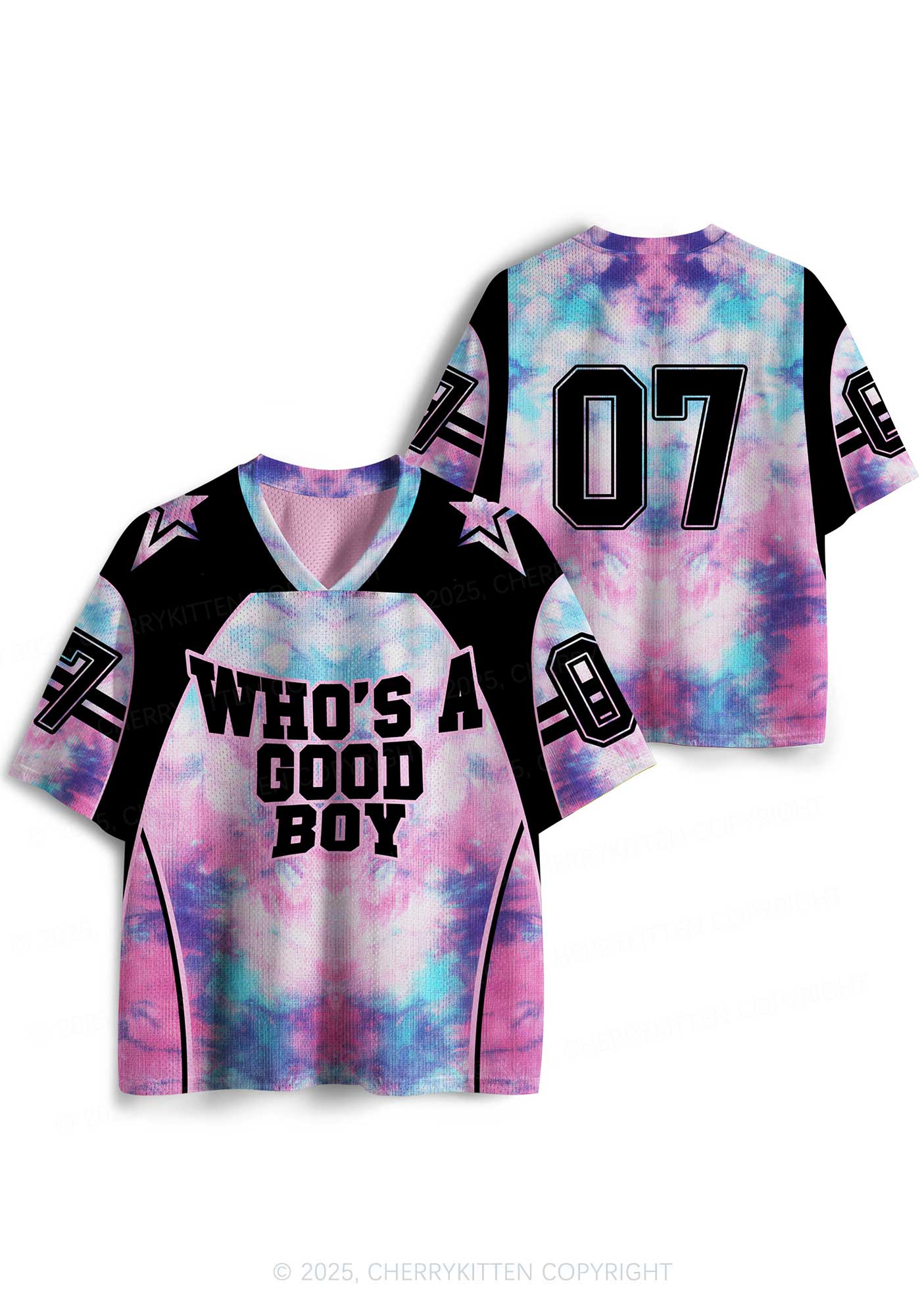 Custom Whos A Good Boy Y2K Sport Jersey Shirts Cherrykitten - Image 3