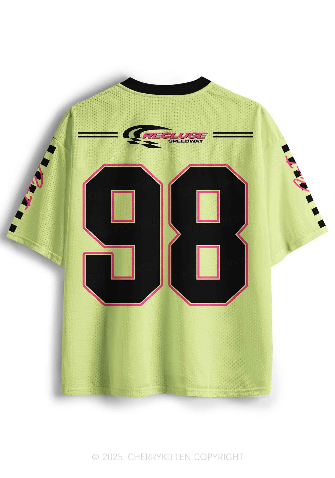 Custom Yellow Cxxt Y2K Sport Jersey Shirts Cherrykitten - Image 2