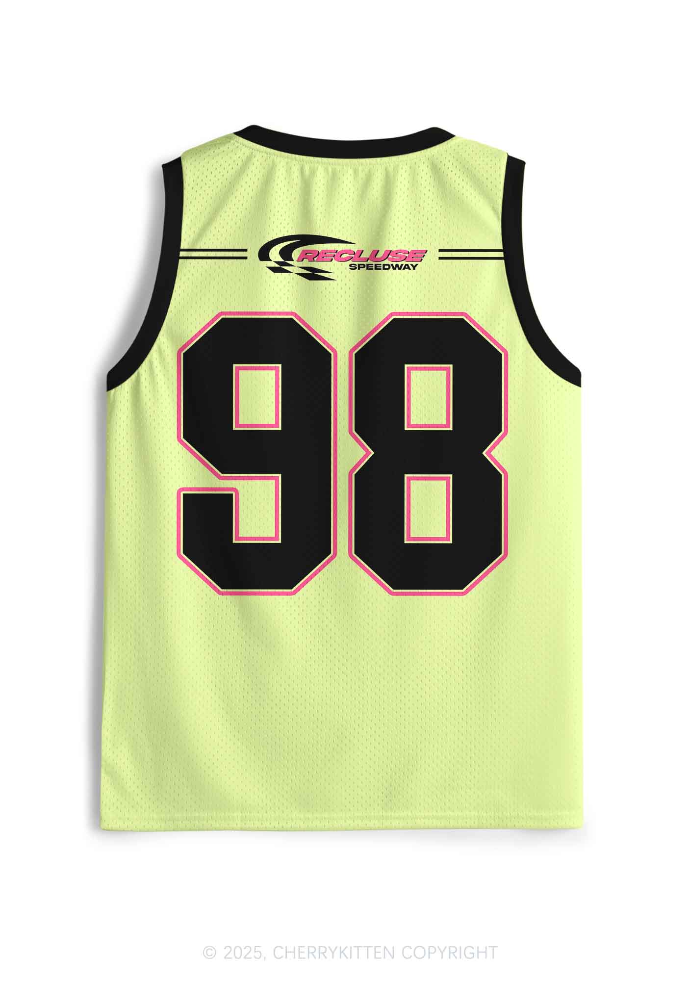 Custom Yellow Cxxt Y2K Sport Jersey Tank Cherrykitten - Image 2