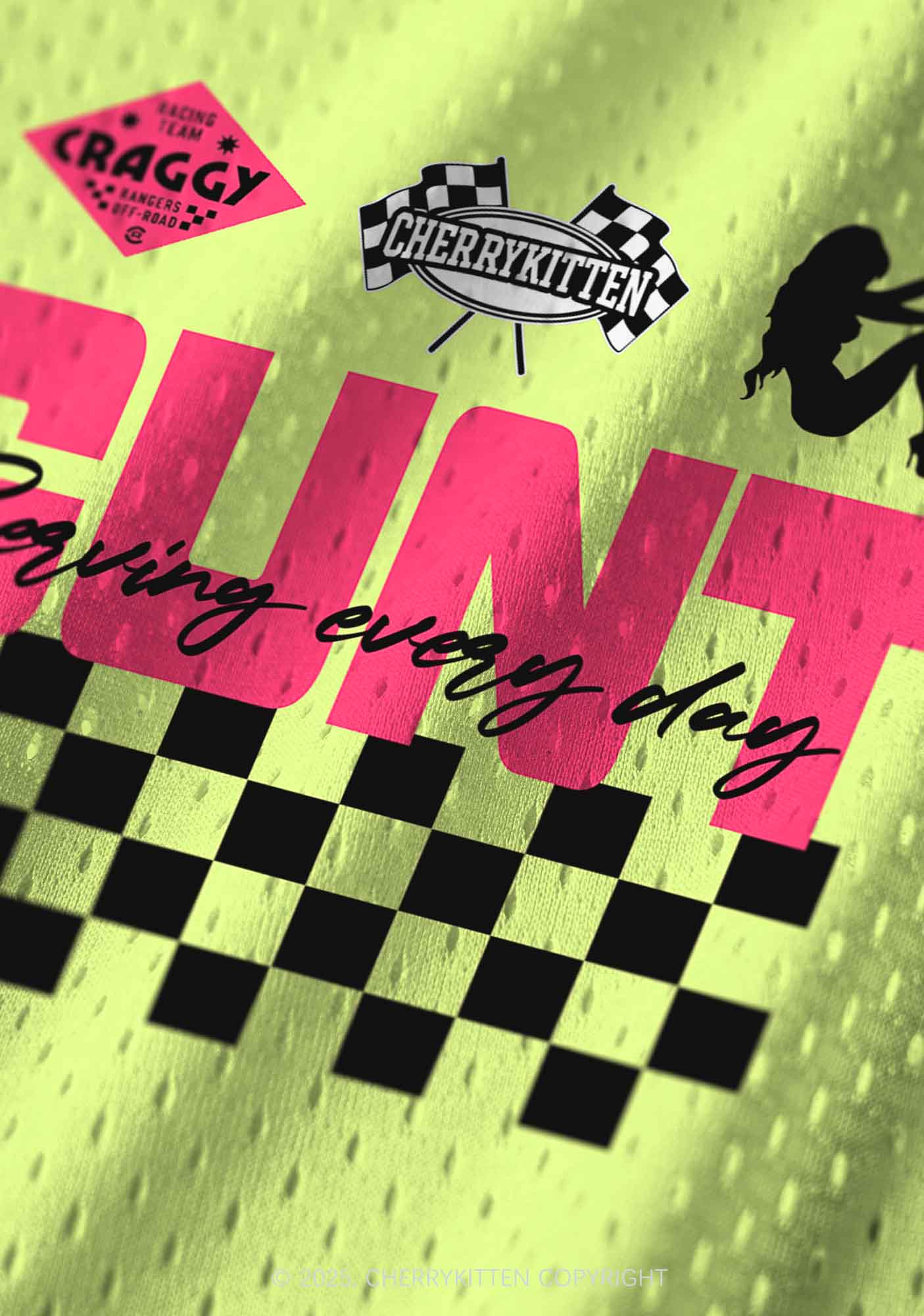 Custom Yellow Cxxt Y2K Sport Jersey Tank Cherrykitten - Image 4