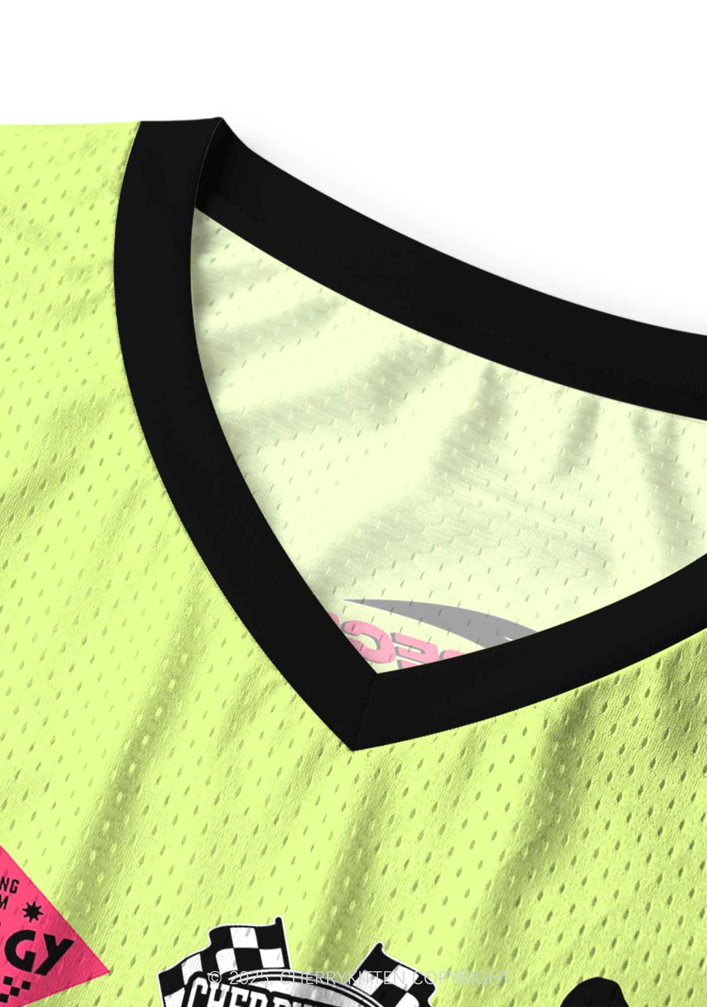 Custom Yellow Cxxt Y2K Sport Jersey Tank Cherrykitten - Image 5