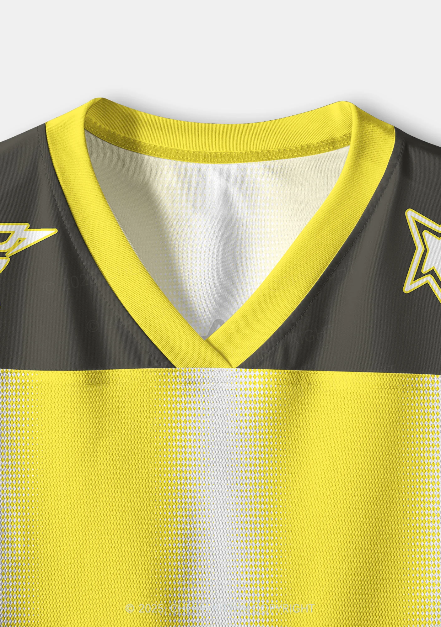 Custom Yellow Pony Y2K Crop Sport Jersey Shirts Cherrykitten - Image 4