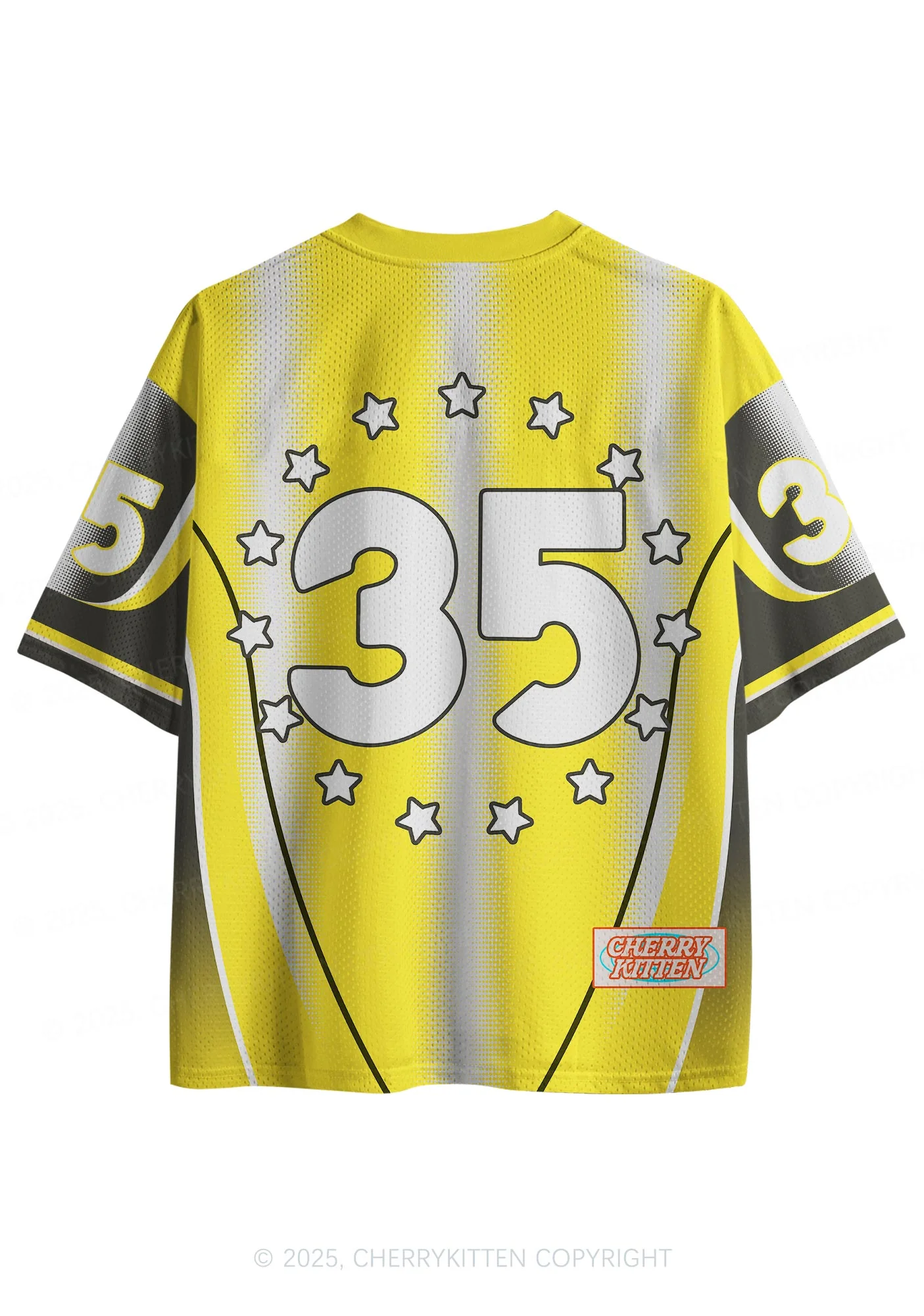 Custom Yellow Pony Y2K Sport Jersey Shirts Cherrykitten - Image 2
