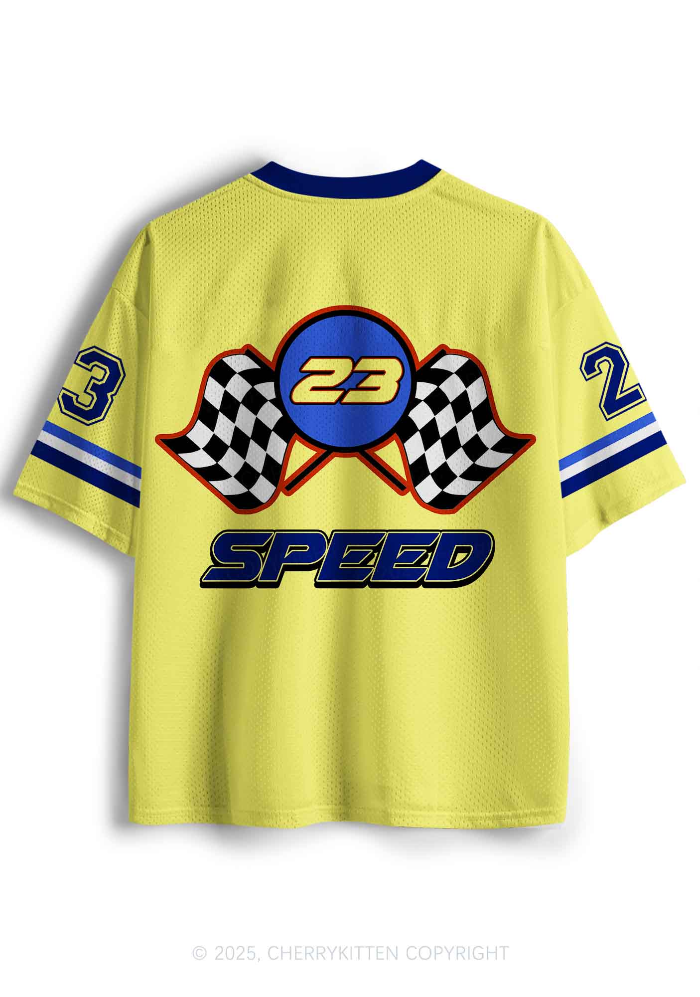 Custom Yellow Ride A Mustache Y2K Sport Jersey Shirts Cherrykitten - Image 3