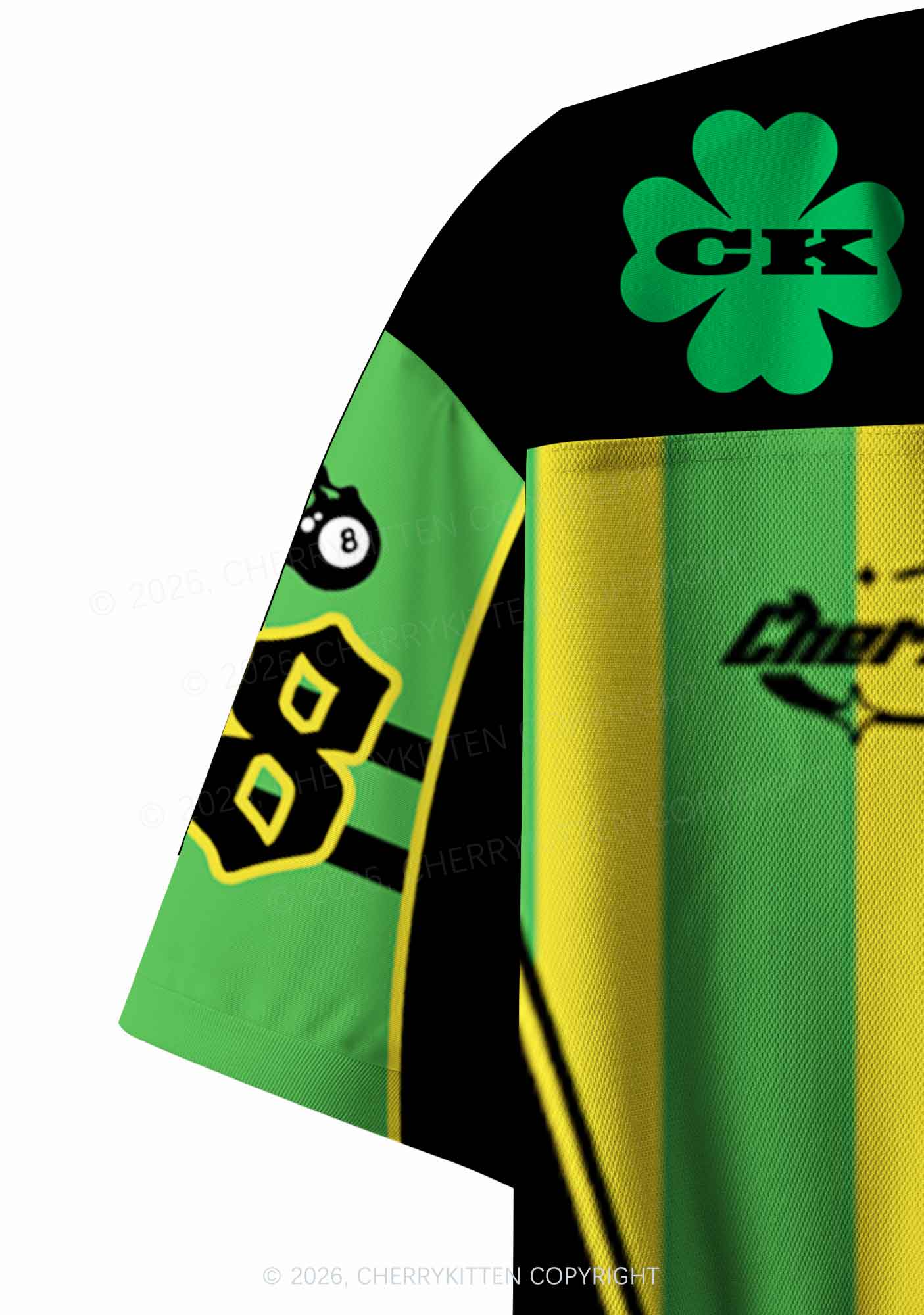 Custom Zero Percent Irish St Patricks Y2K Crop Sport Jersey Shirts Cherrykitten - Image 7